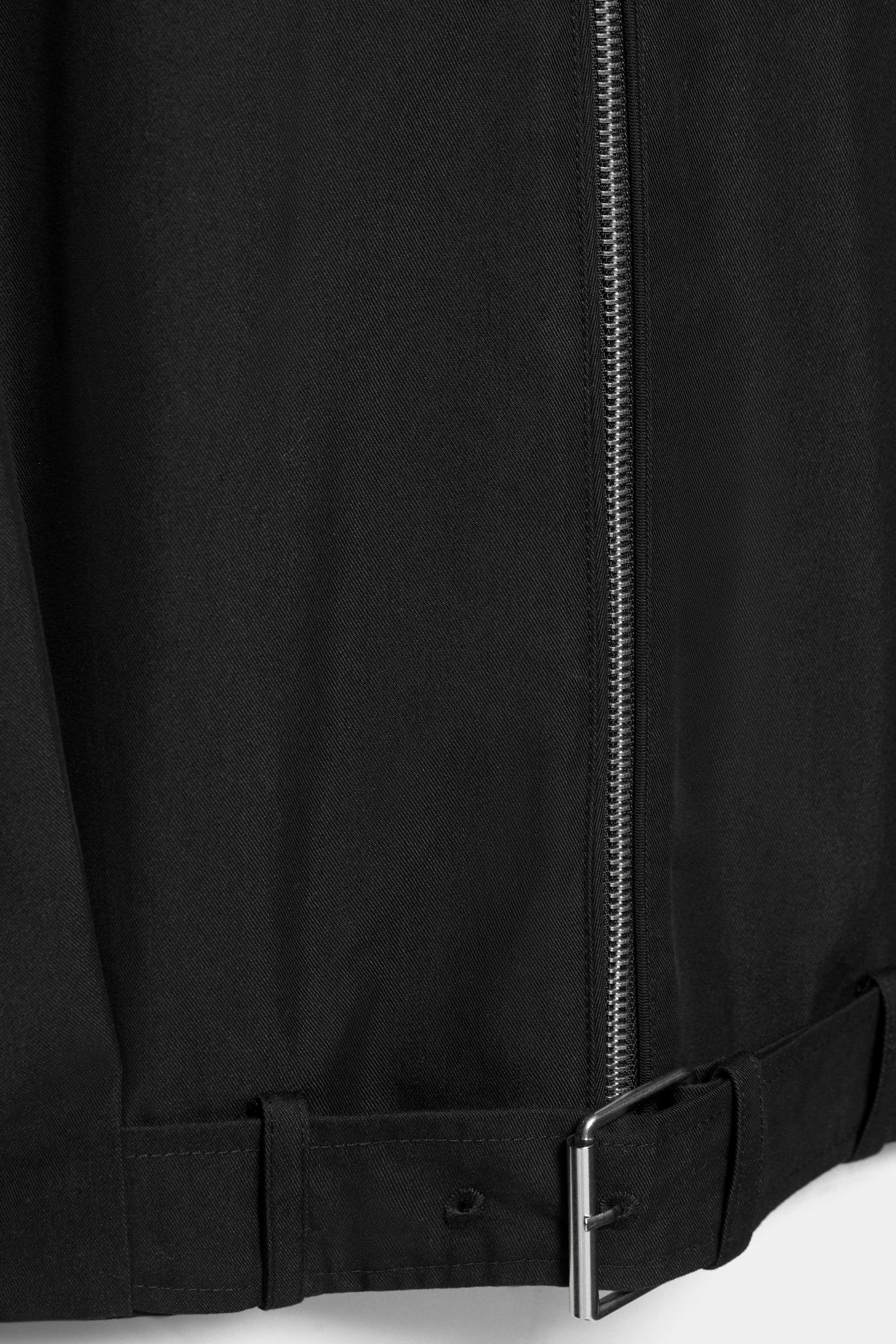 Balloon bomber jacket — Black