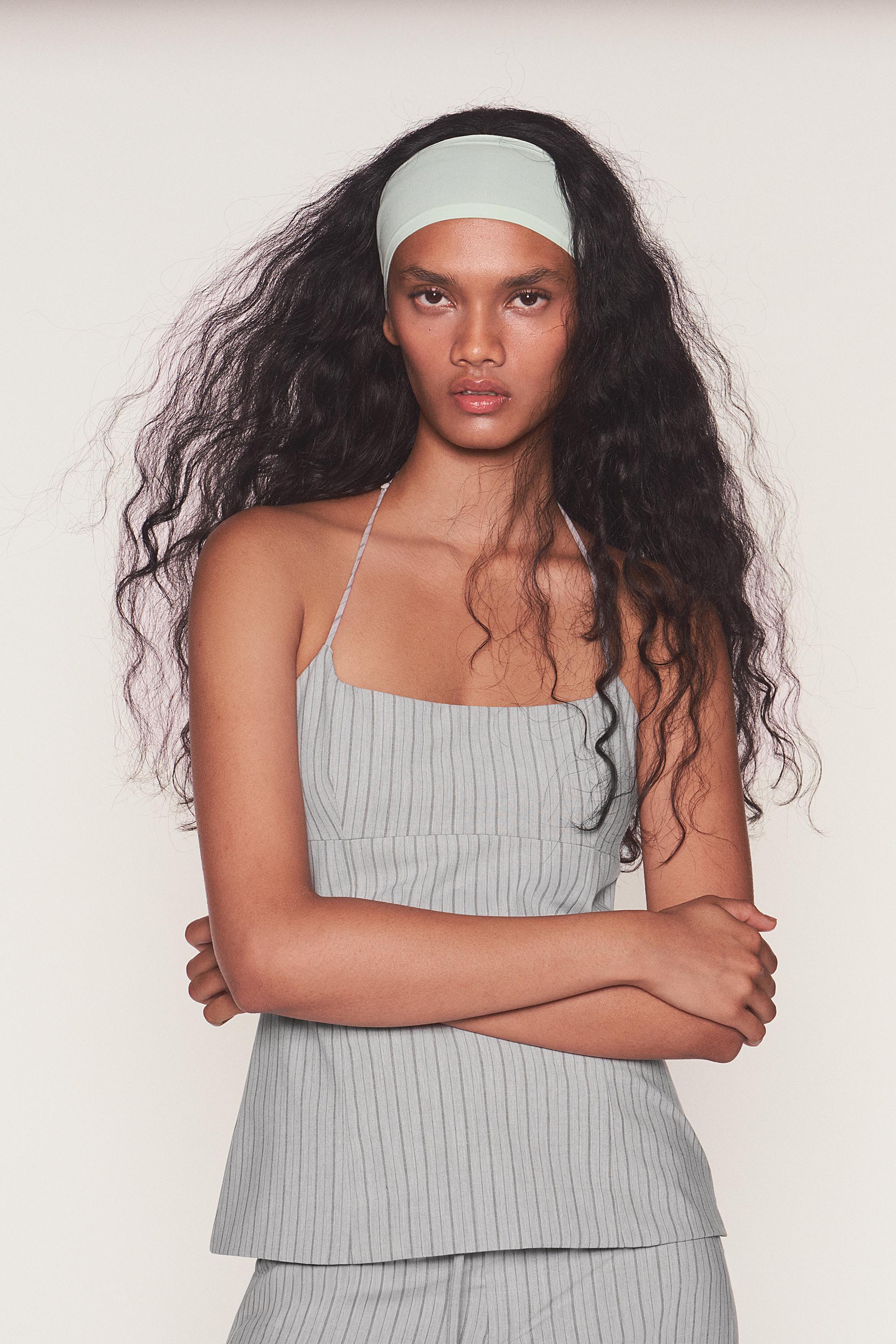 Striped halter top — Striped
