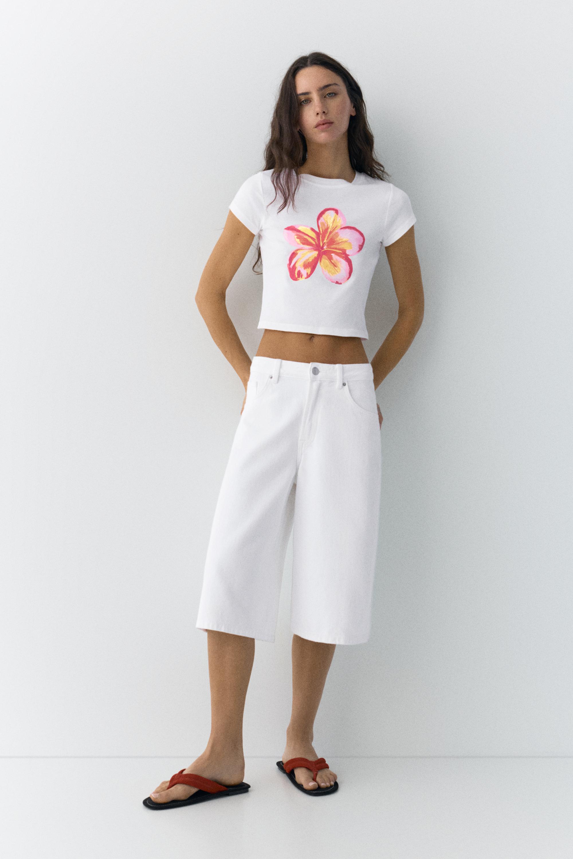 Düşük bel denim şort - Görsel 89