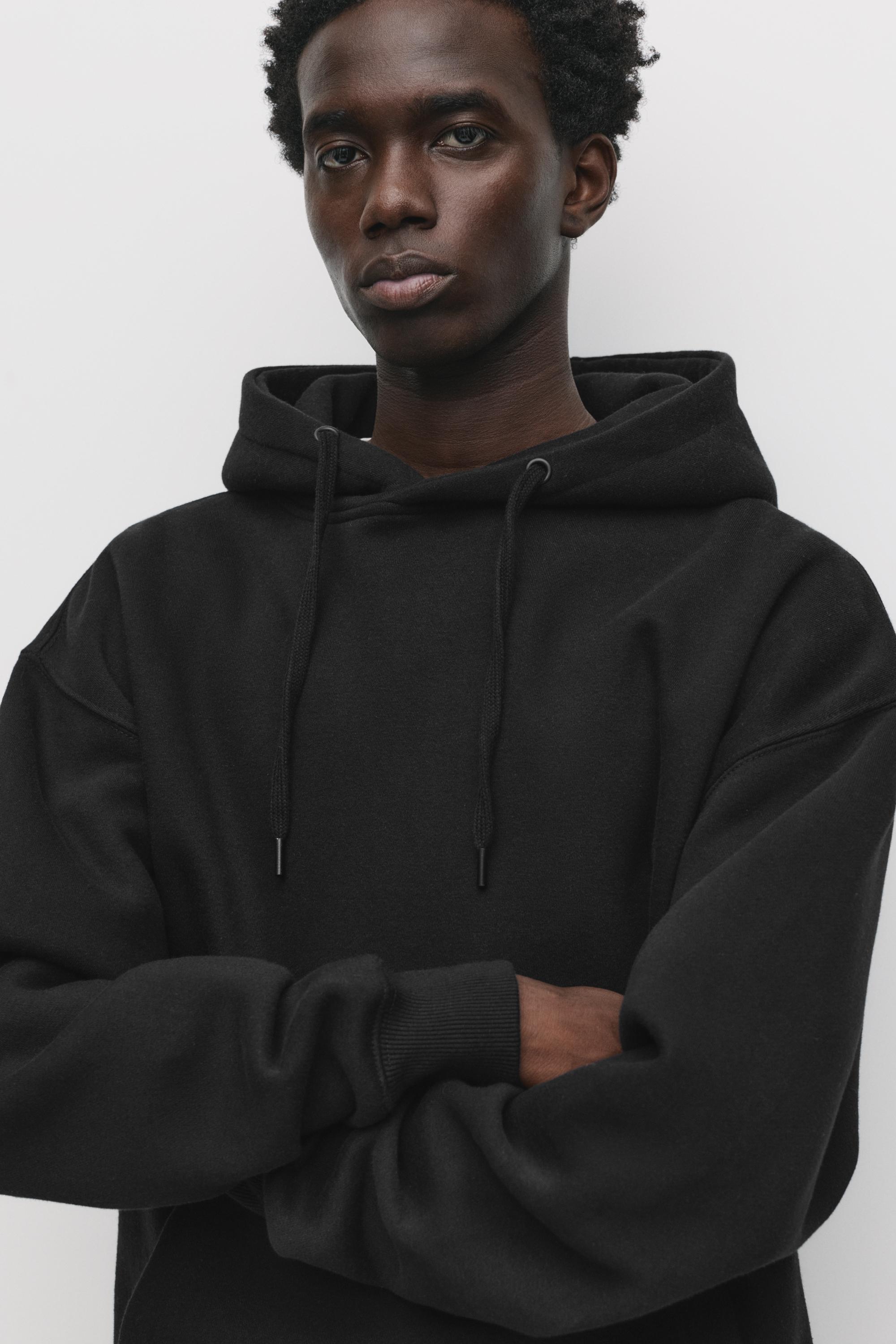 Basic kapüşonlu sweatshirt - Görsel 119