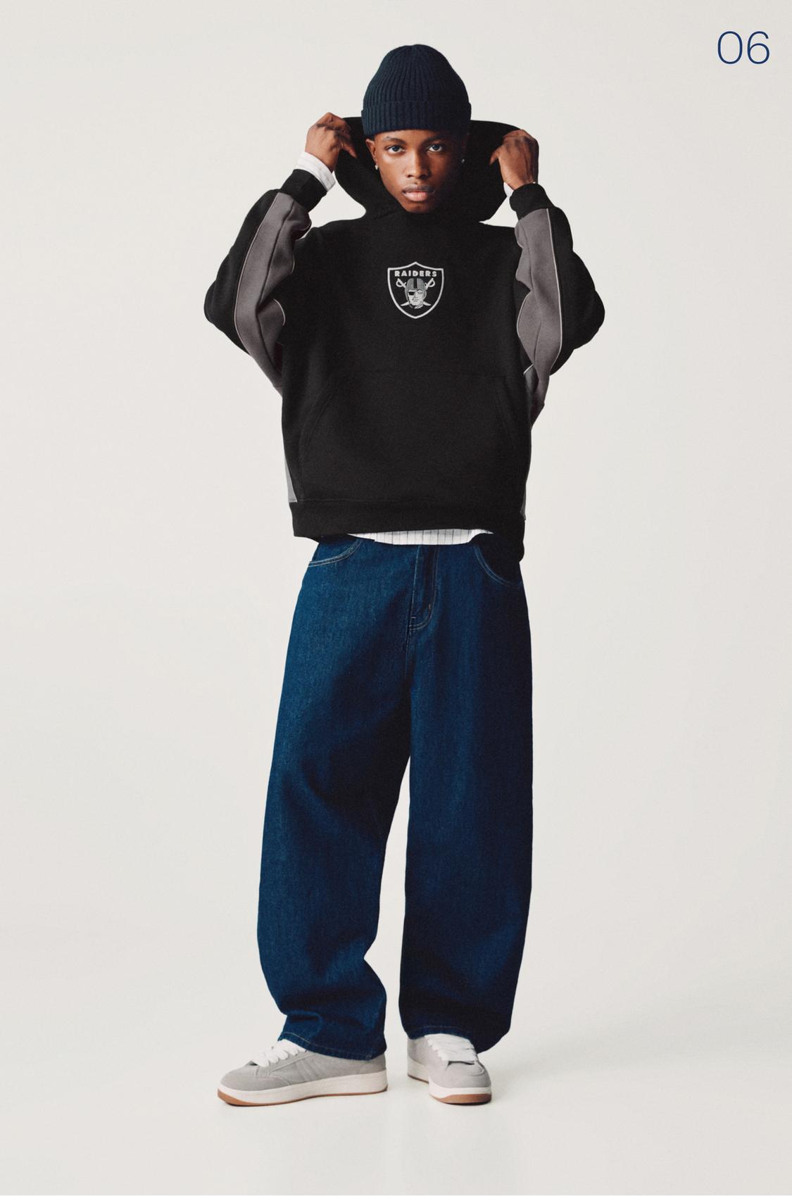 Sudadera Camiseta Nfl Pull And Bear Sudadera Basica Sudadera