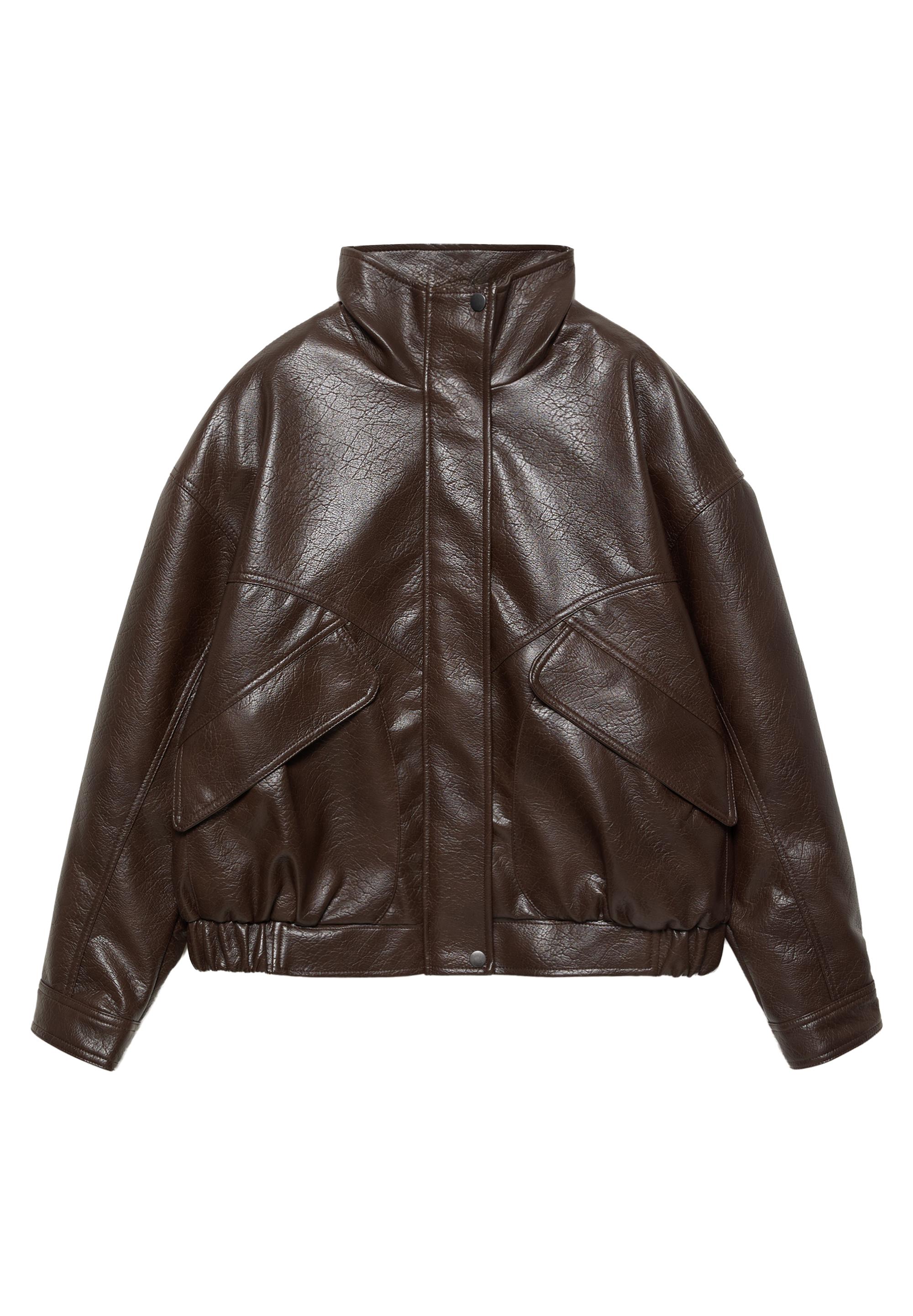 Faux leather jacket