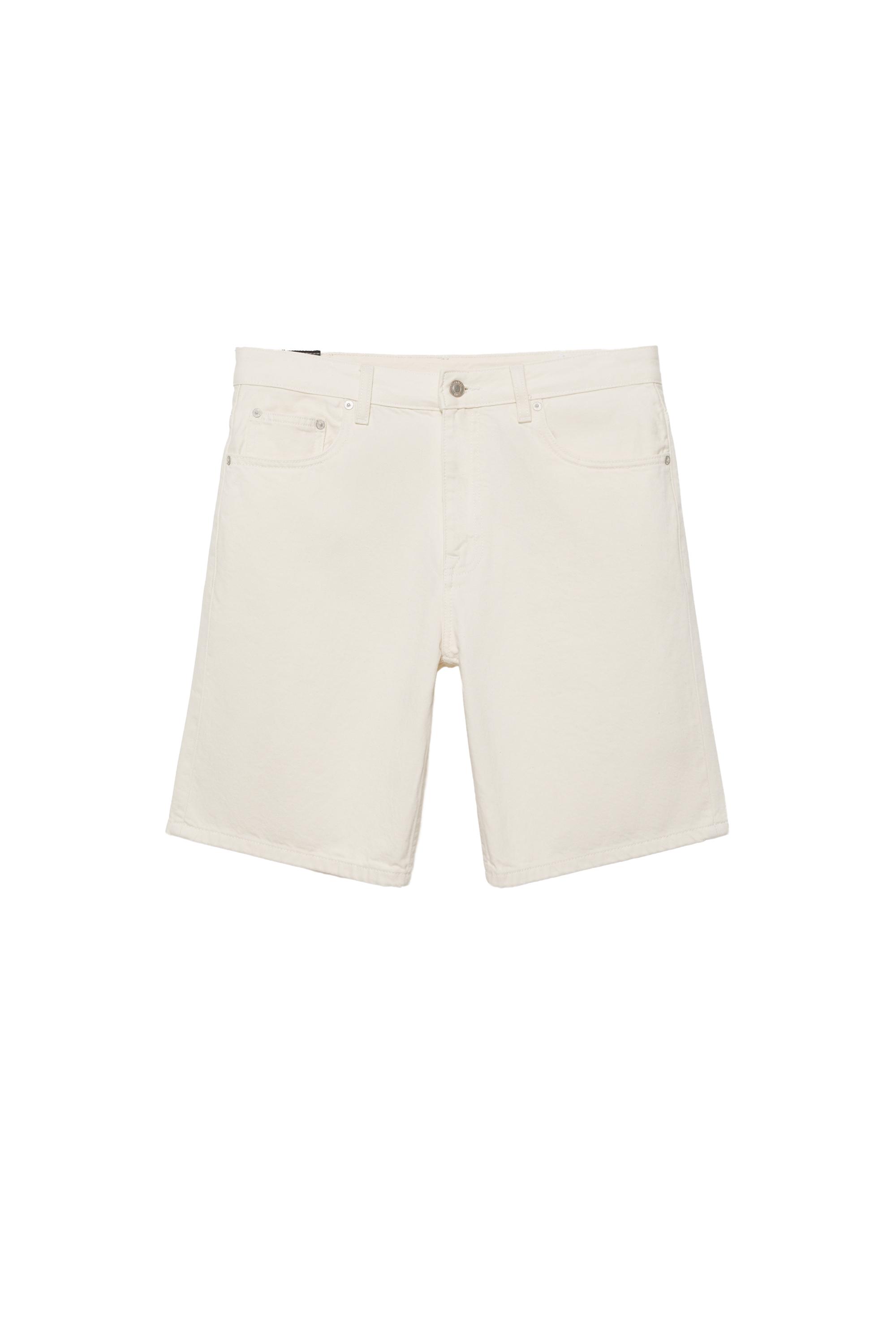 Denim bermuda şort - Görsel 4