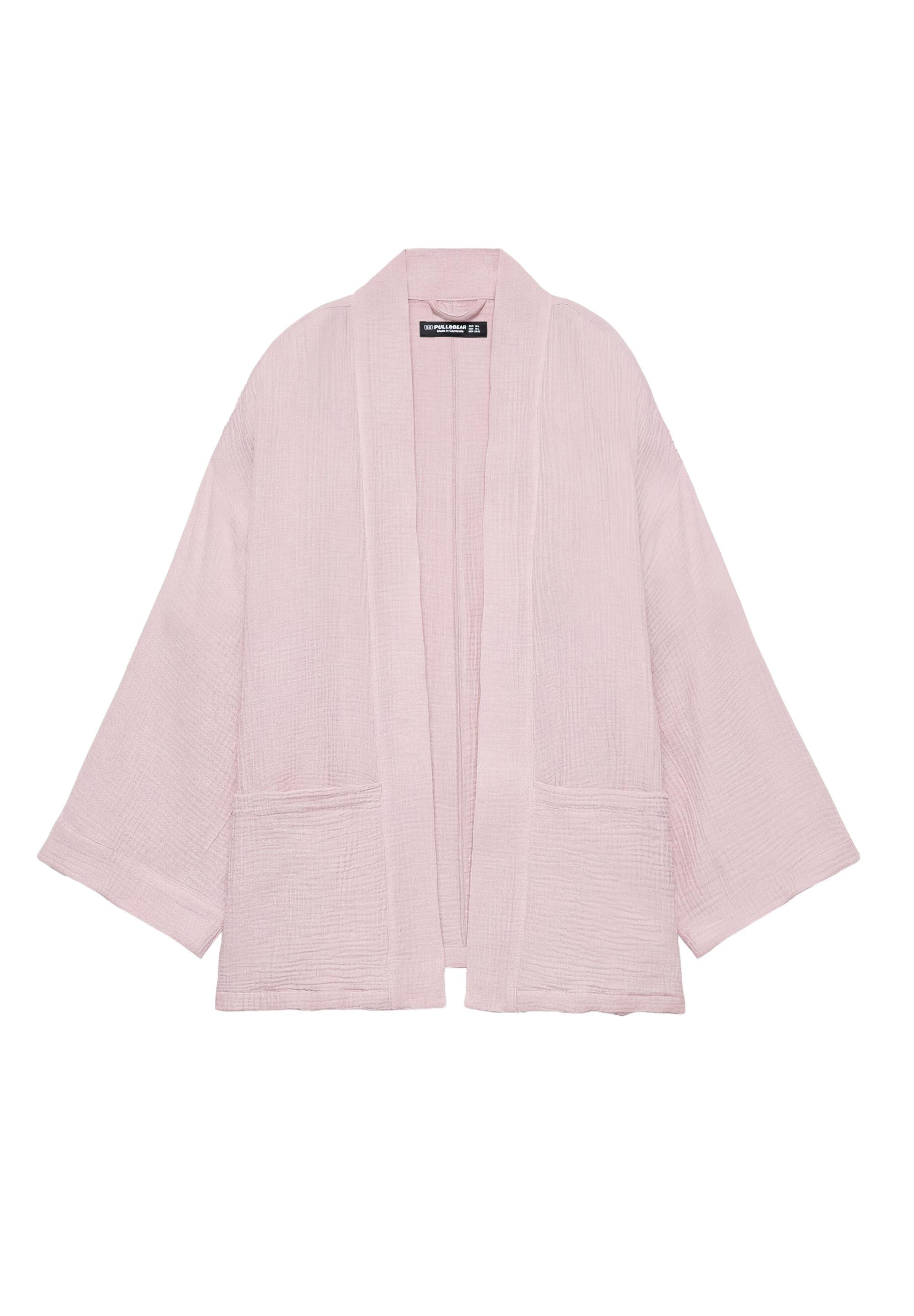 Crepe kimono — Rose pink
