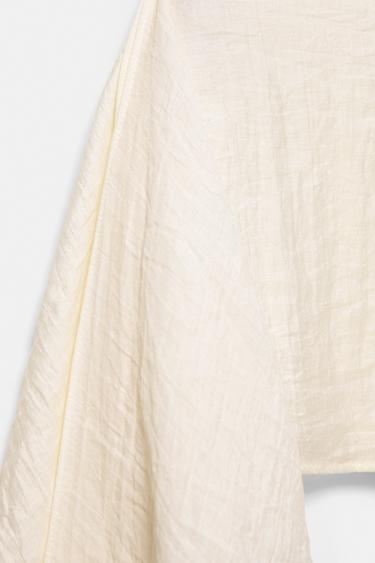 Draped chiffon mini skirt — Ice 7