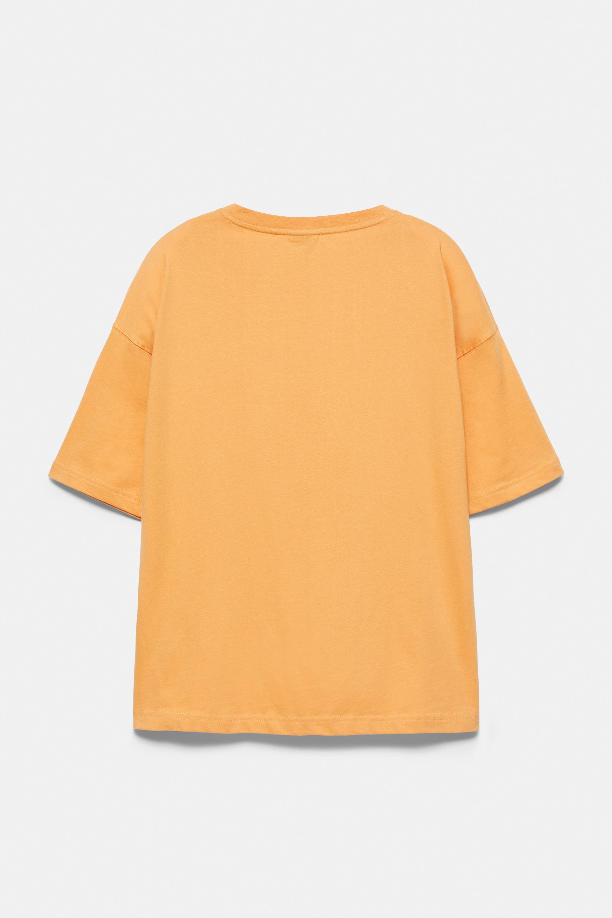 STWD cinnamon roll graphic T-shirt — Orange