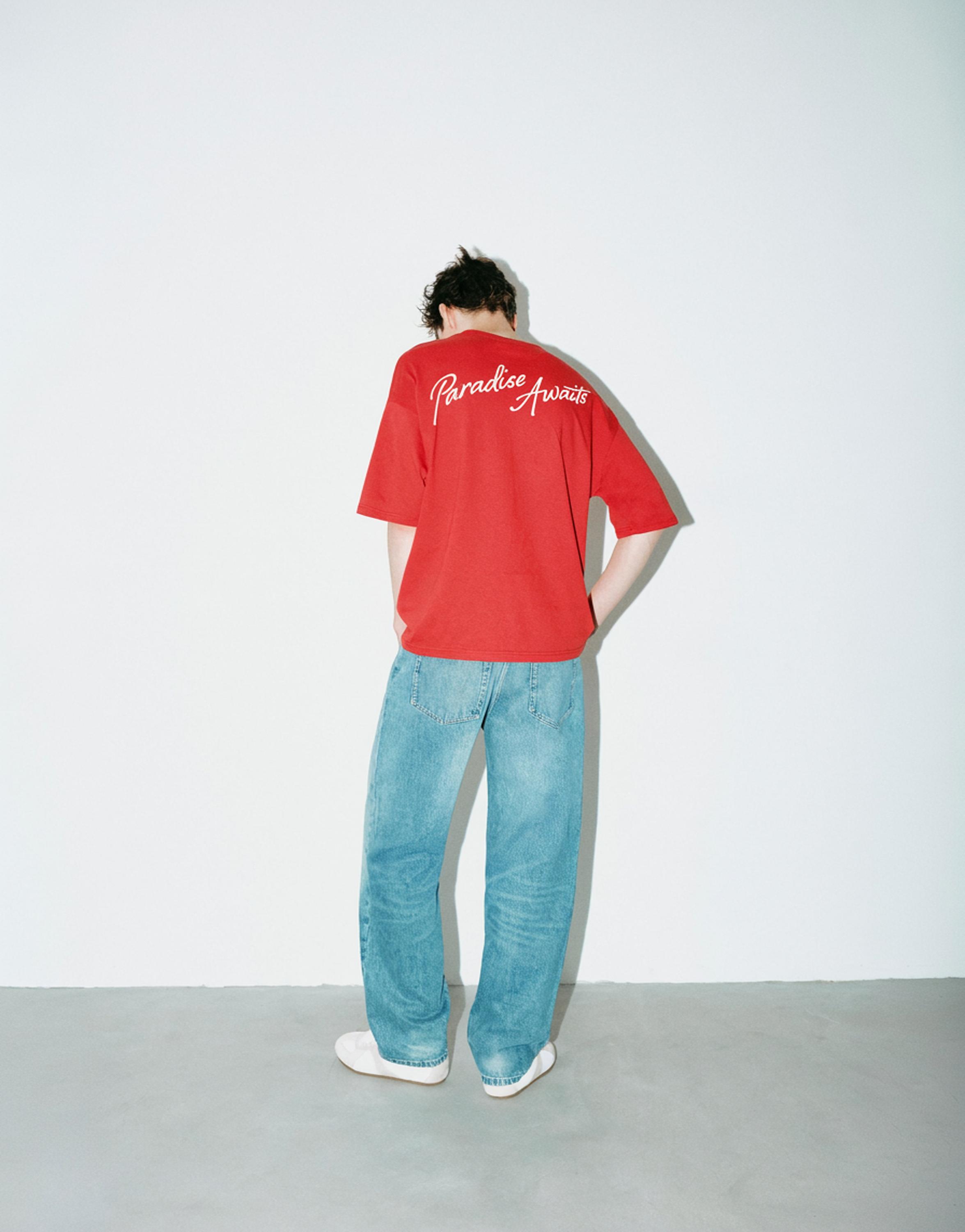 One Piece relaxed fit T-shirt — Reddish