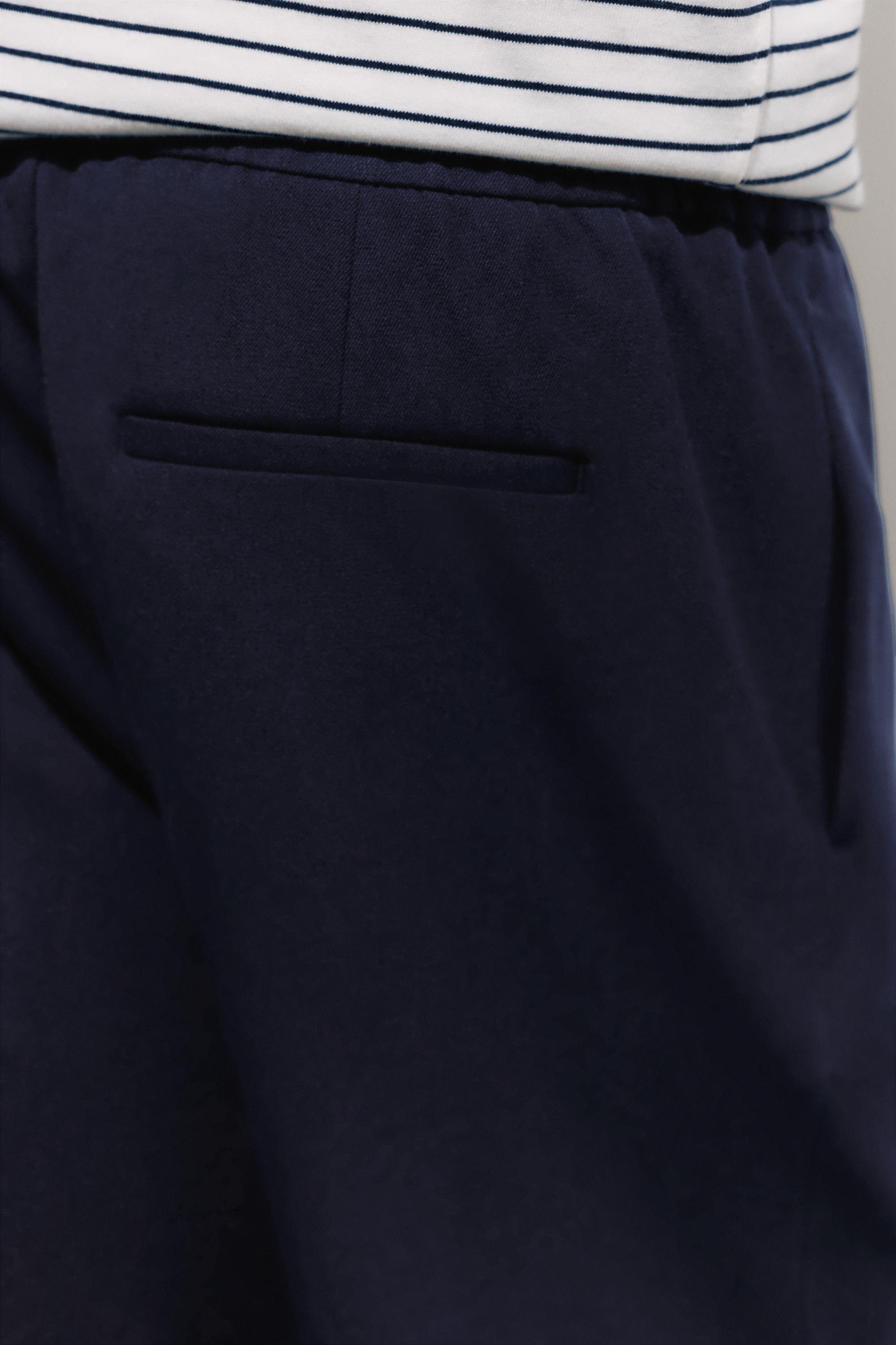Tailored fit joggers — Navy