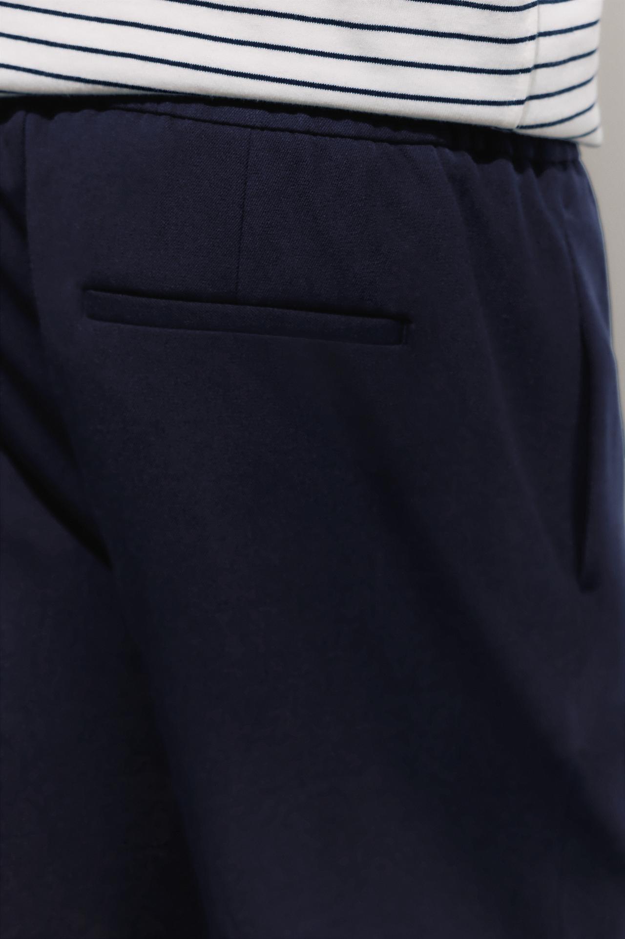 Tailored fit joggers — Navy