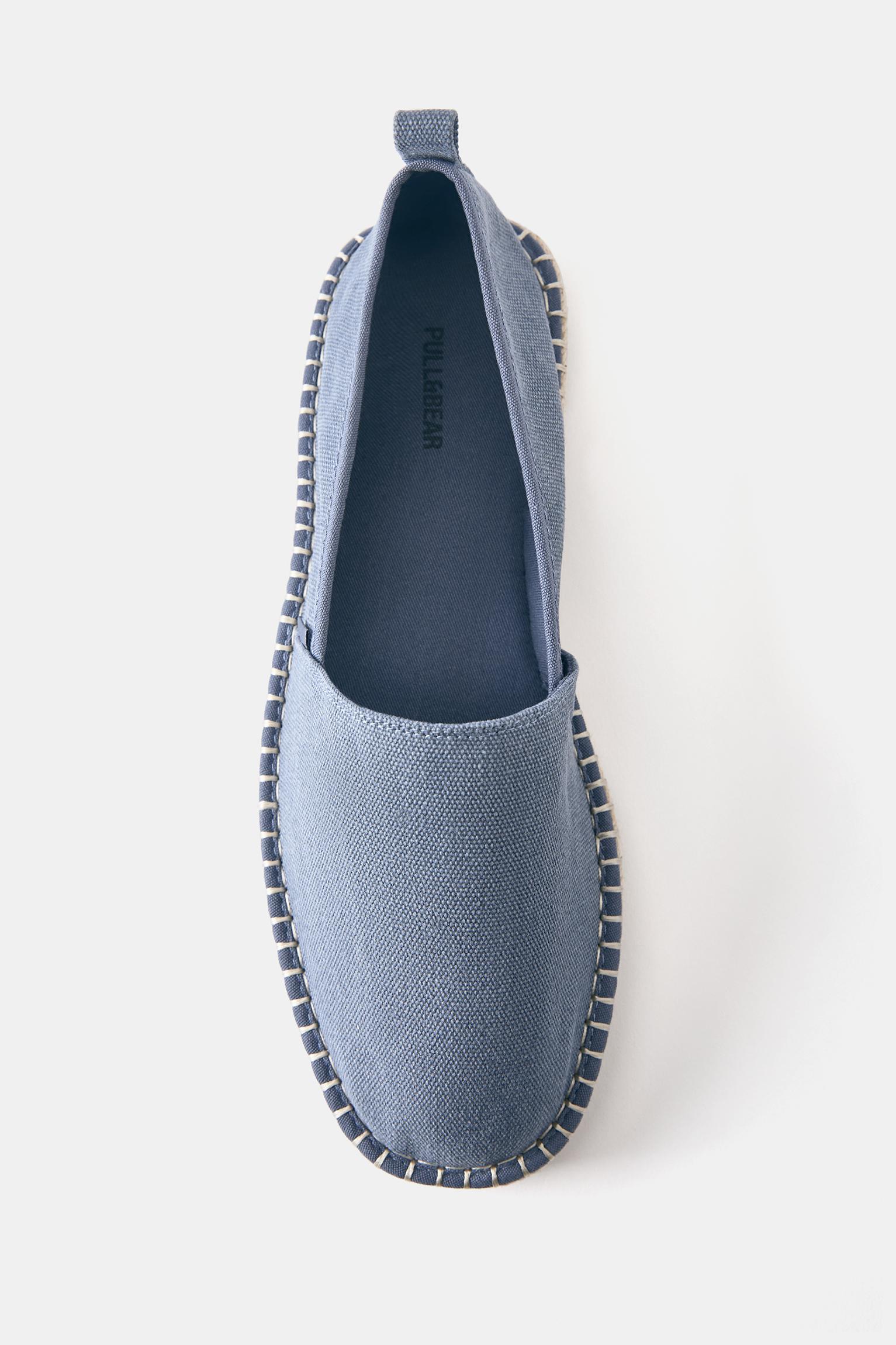 Jute espadrilles — Blue