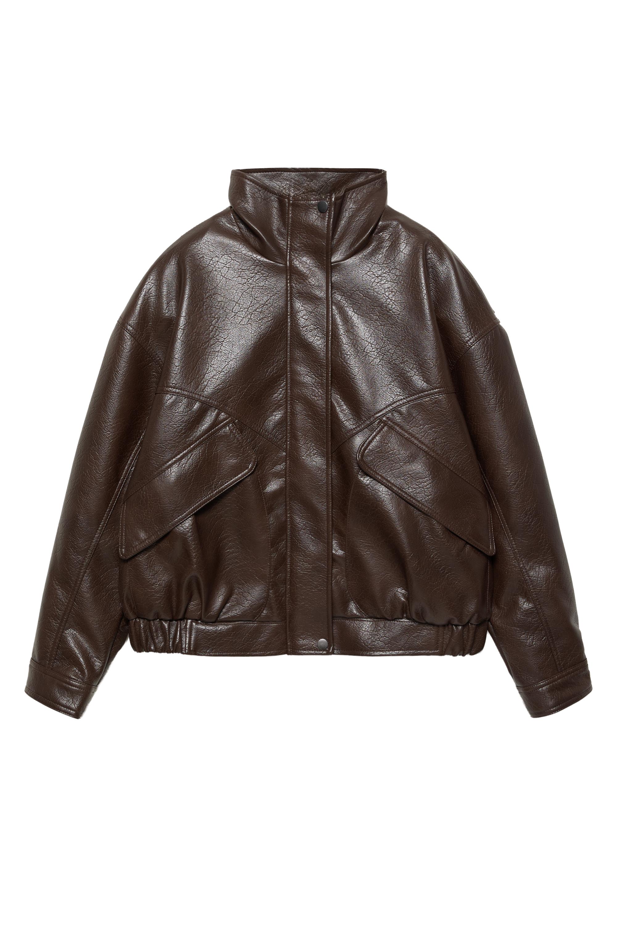 Suni deri ceket - Görsel 2