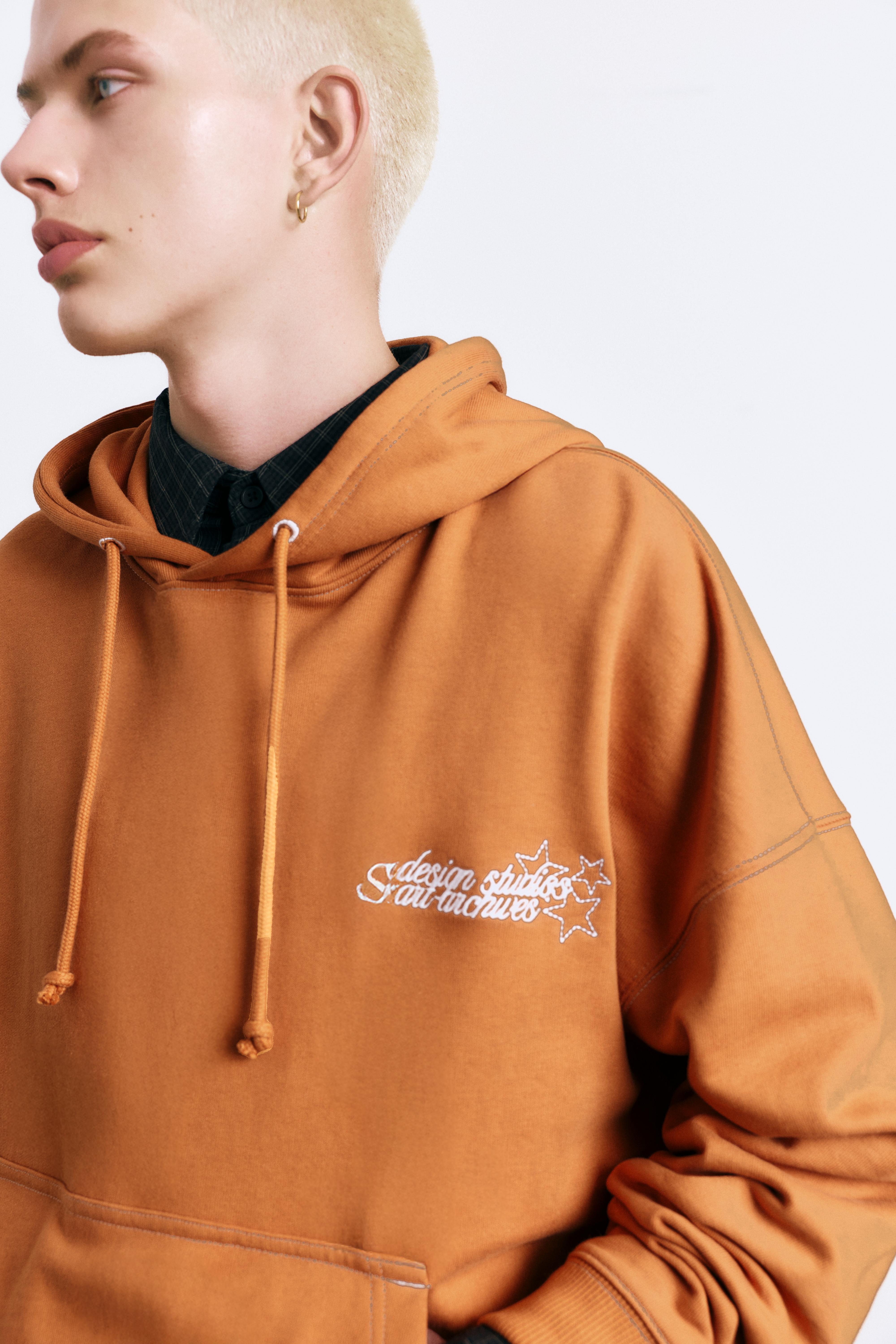 STWD star hoodie — Mustard