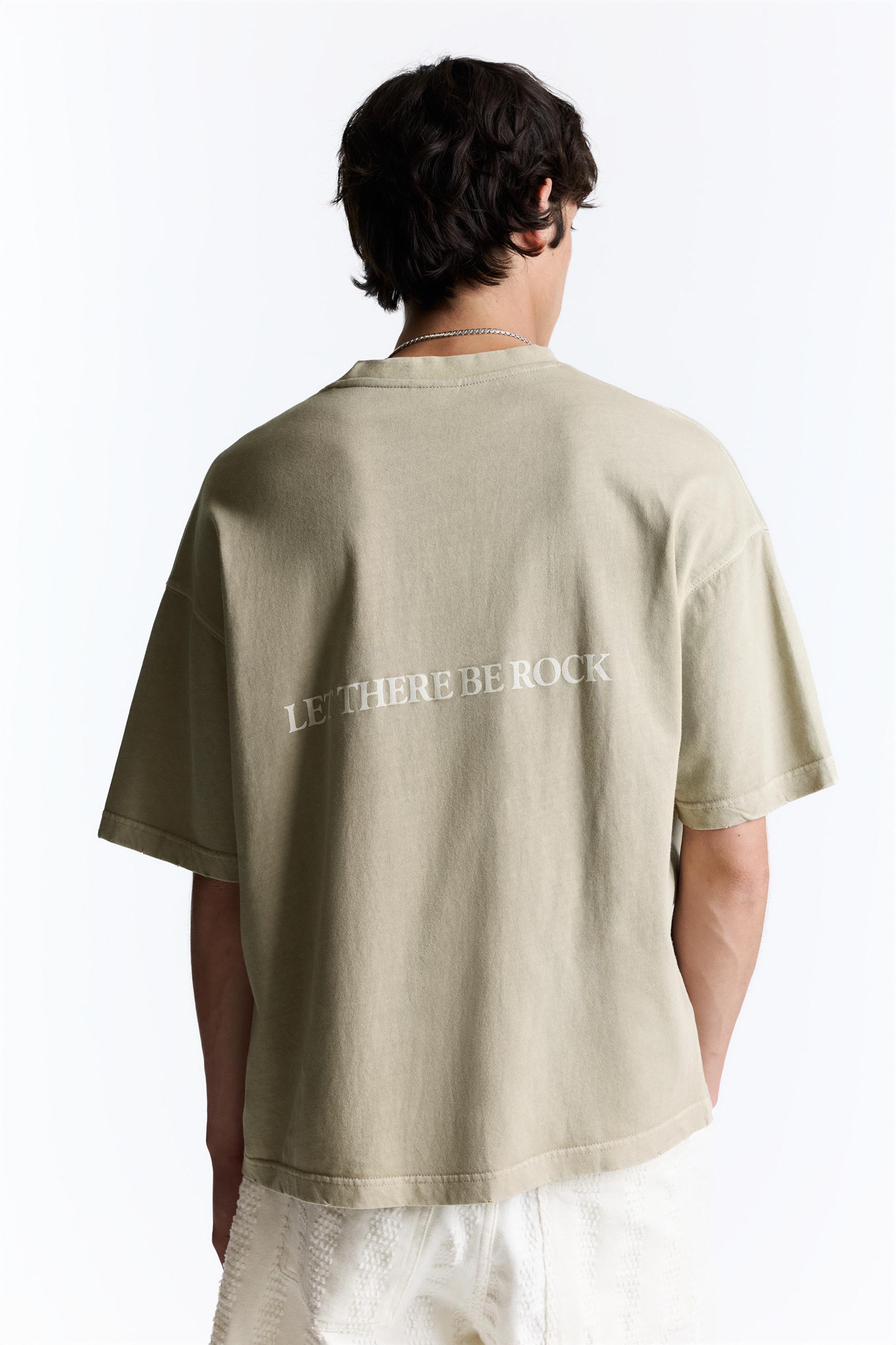 Relaxed fit AC/DC T-shirt — Ecru