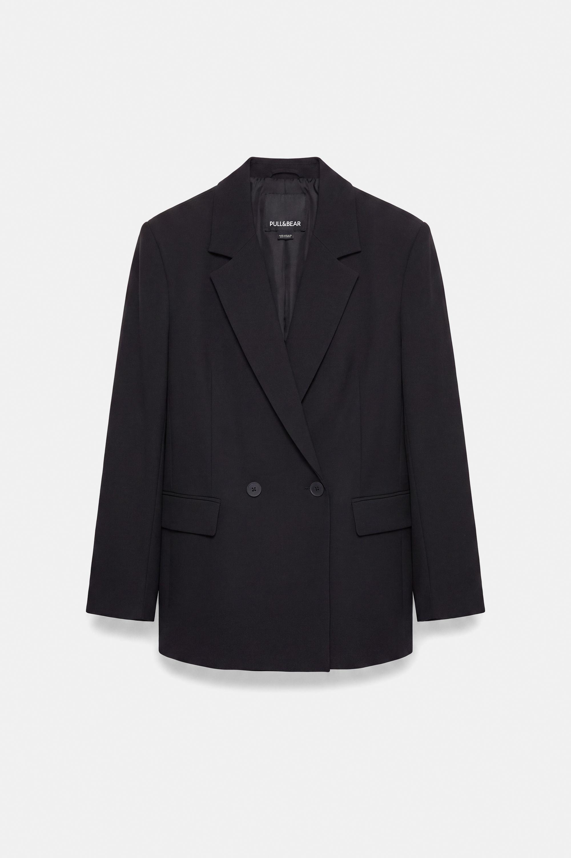 Pull&Bear Kruvaze blazer görsel 4