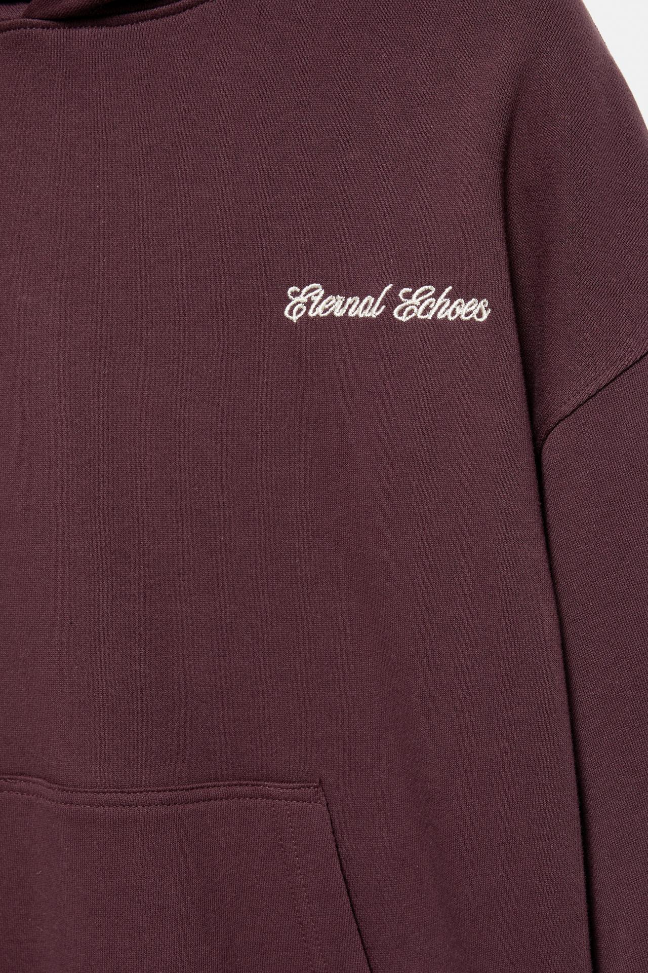 Eternal Echoes hoodie — Wine