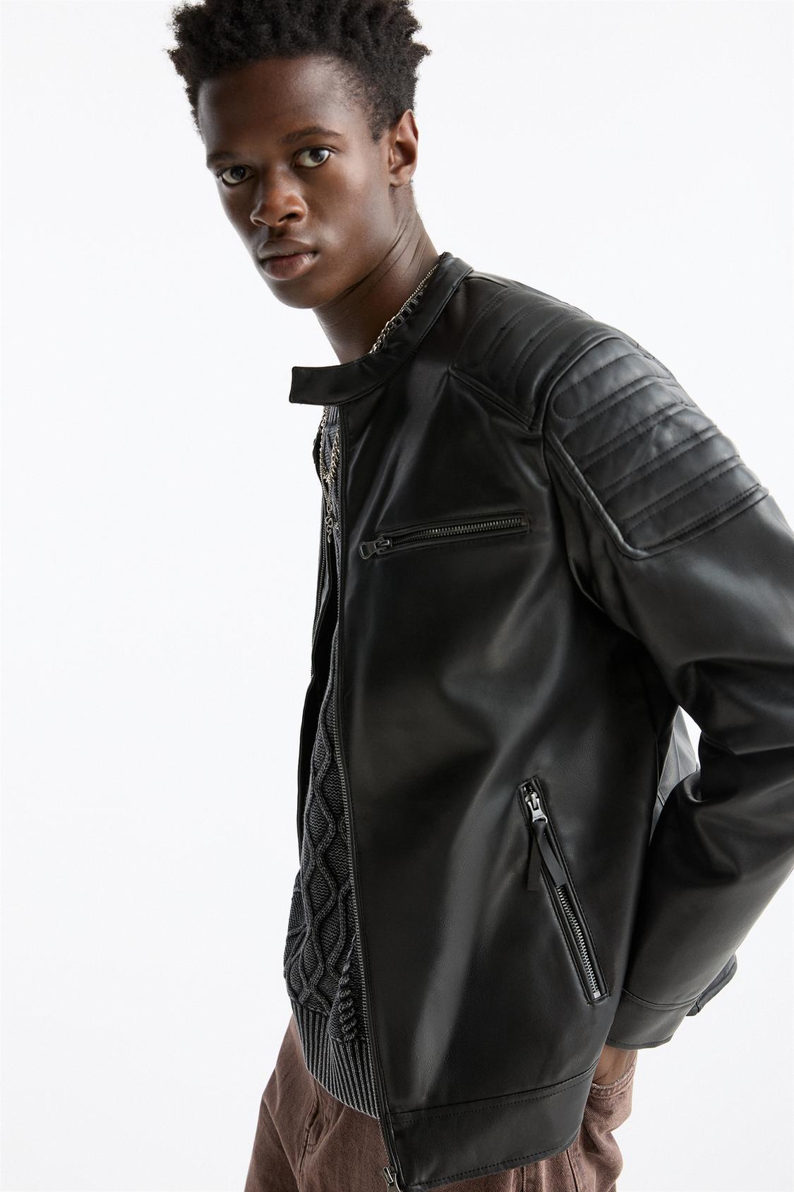 Chaqueta Worker Cazadora Piel Pull And Bear Pull&bear