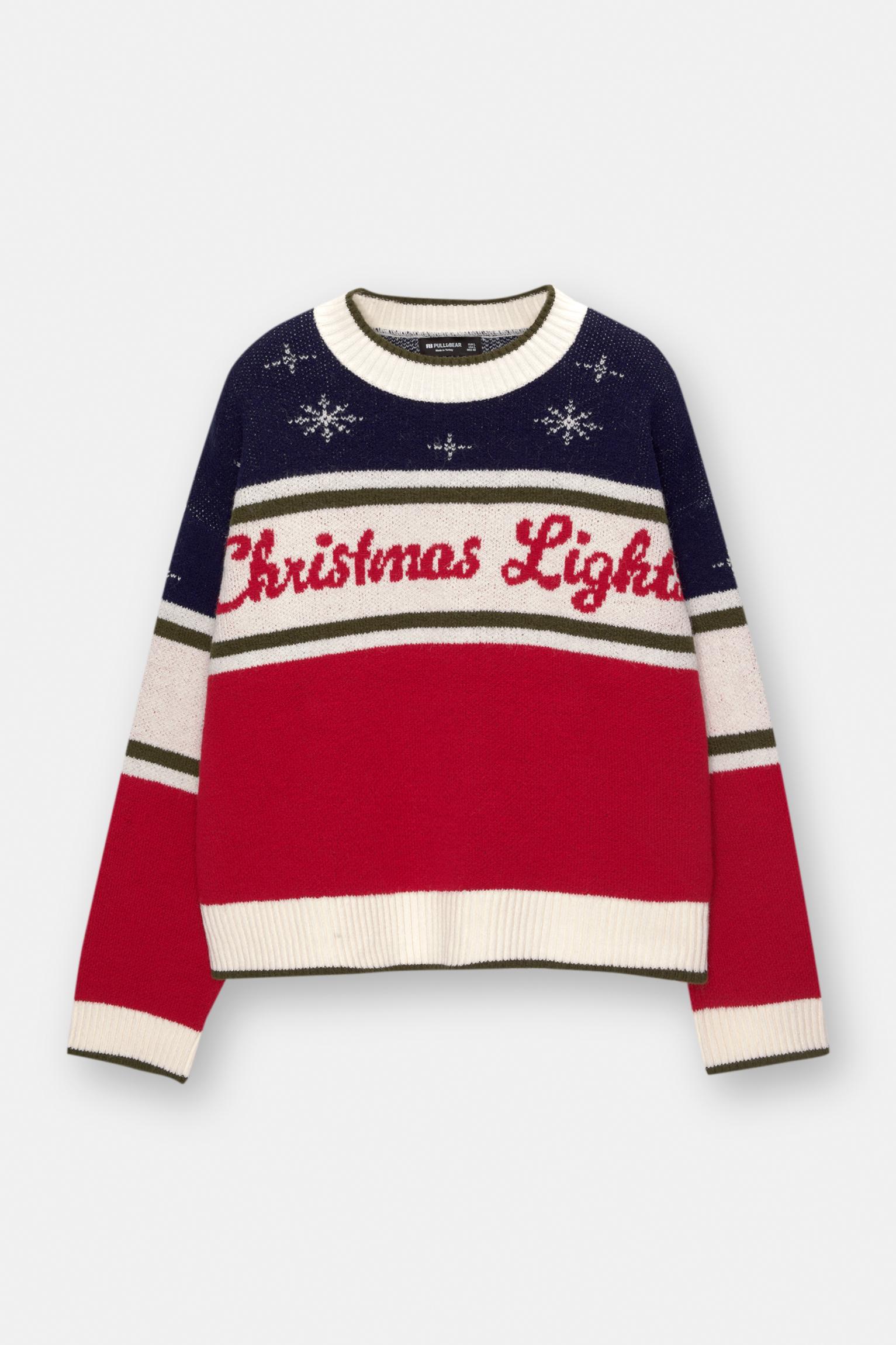 Pull and bear christmas sweater hotsell