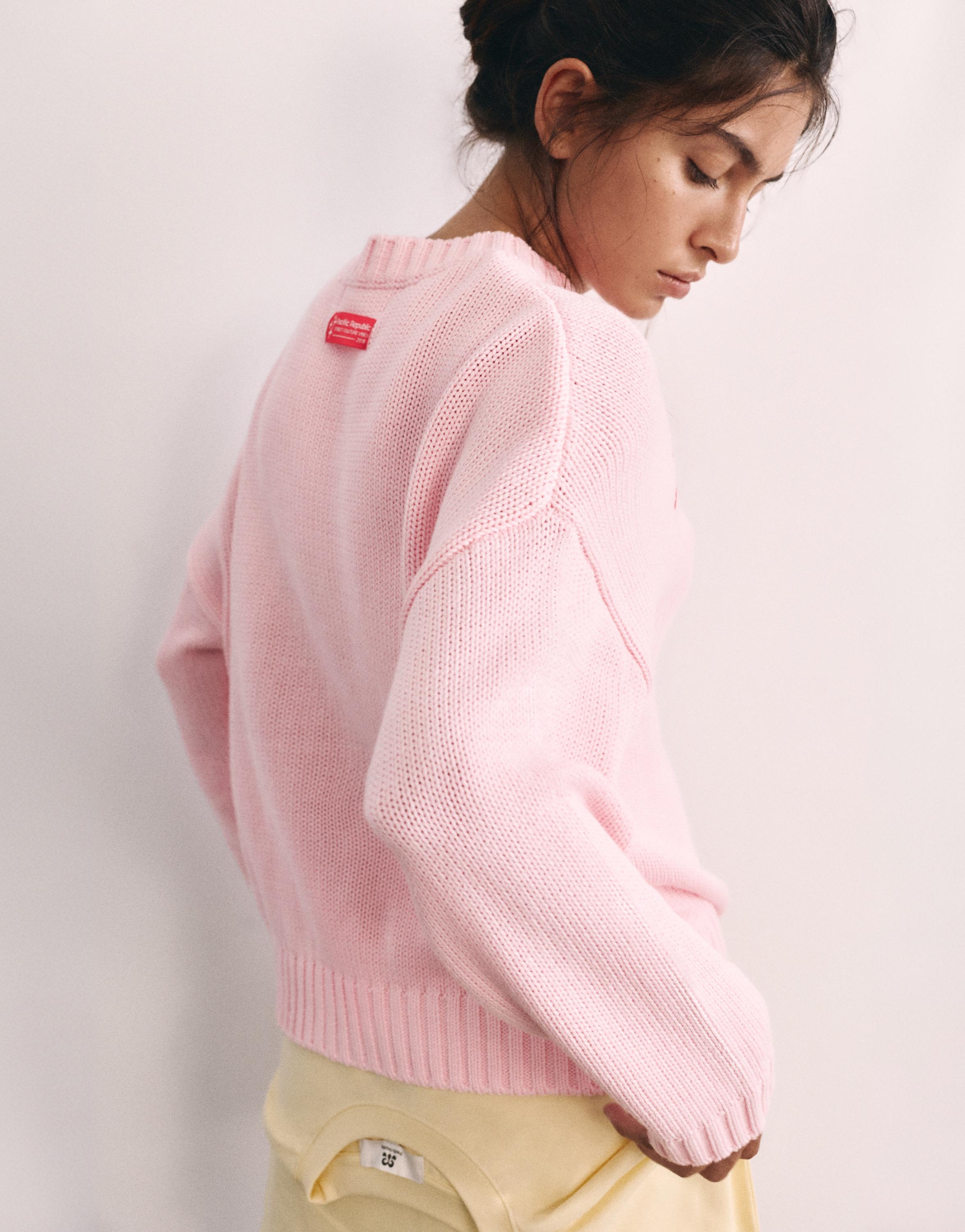 Oversize star jumper — Pink