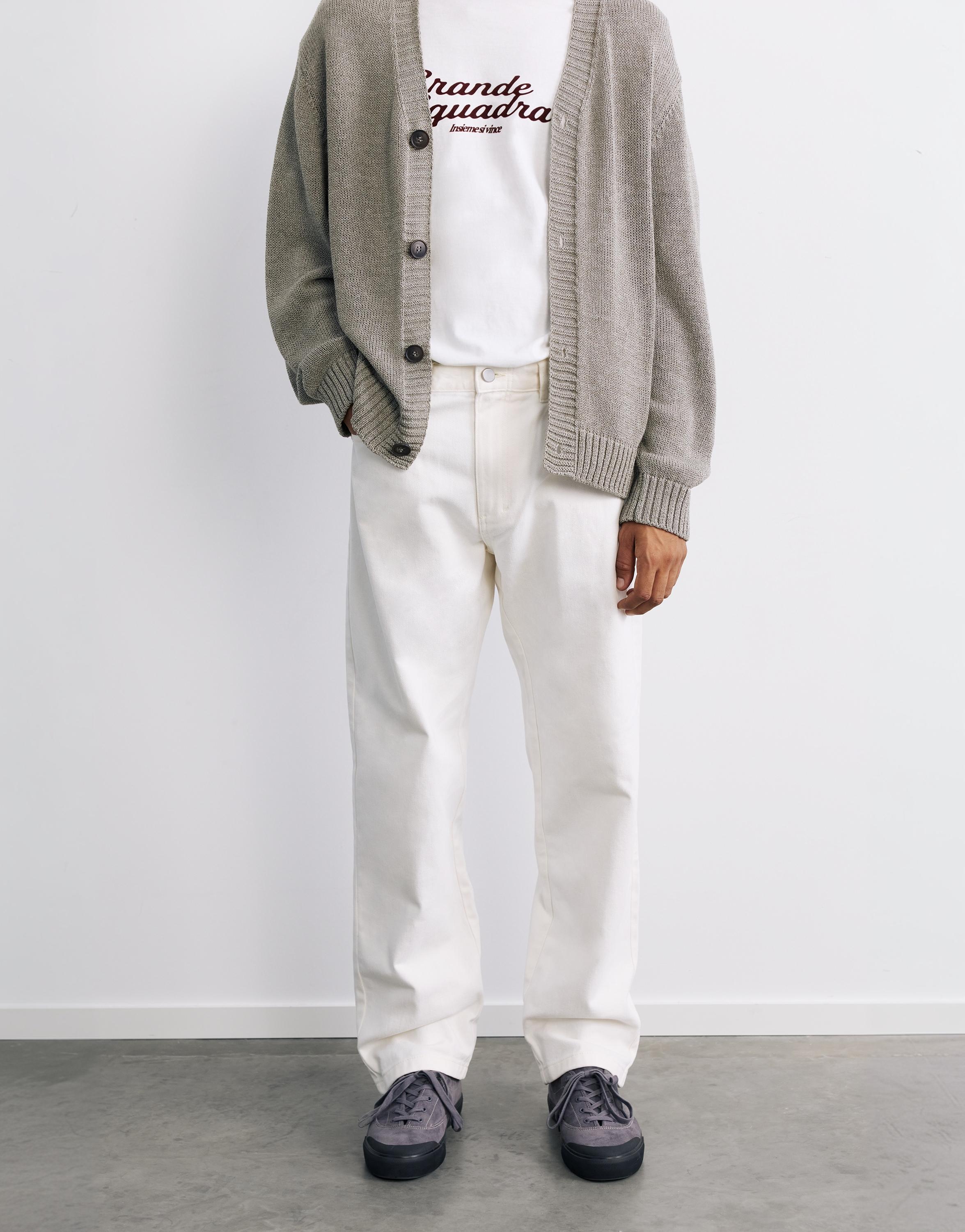Straight-leg trousers — Tan