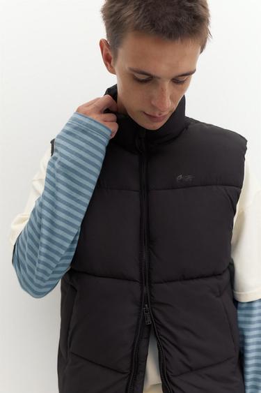 STWD quilted gilet — Black 3