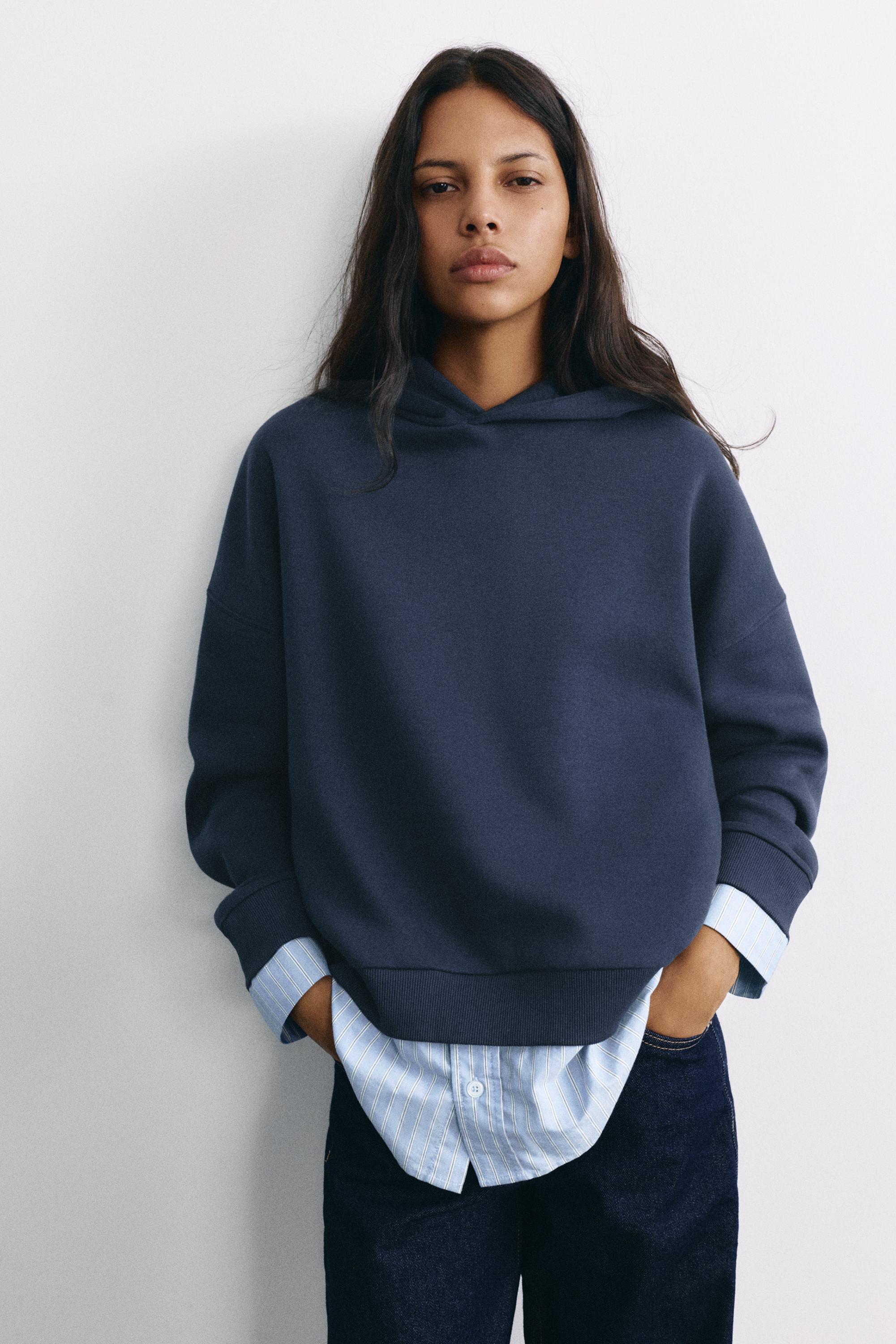 Combined hoodie — Navy