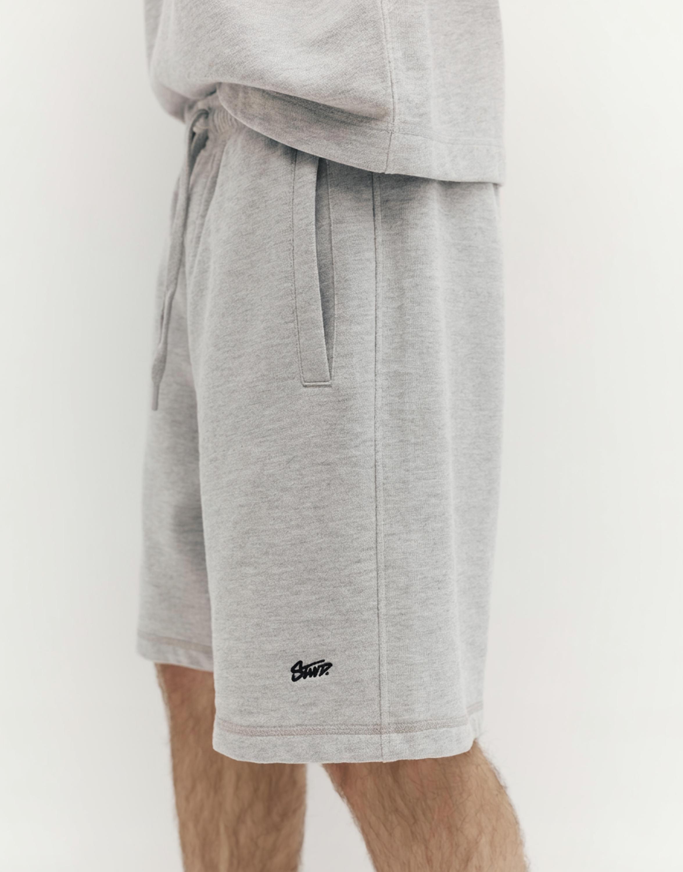 Logolu jogger bermuda şort - Görsel 93