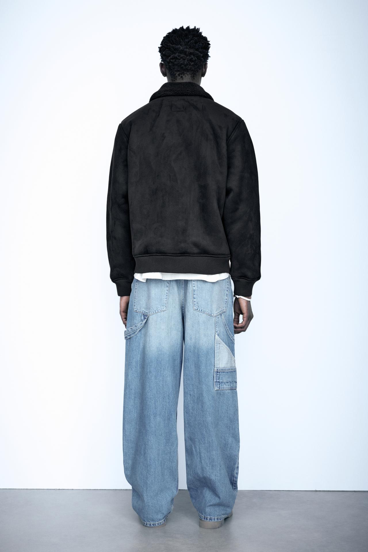 Combined double-faced jacket — Black