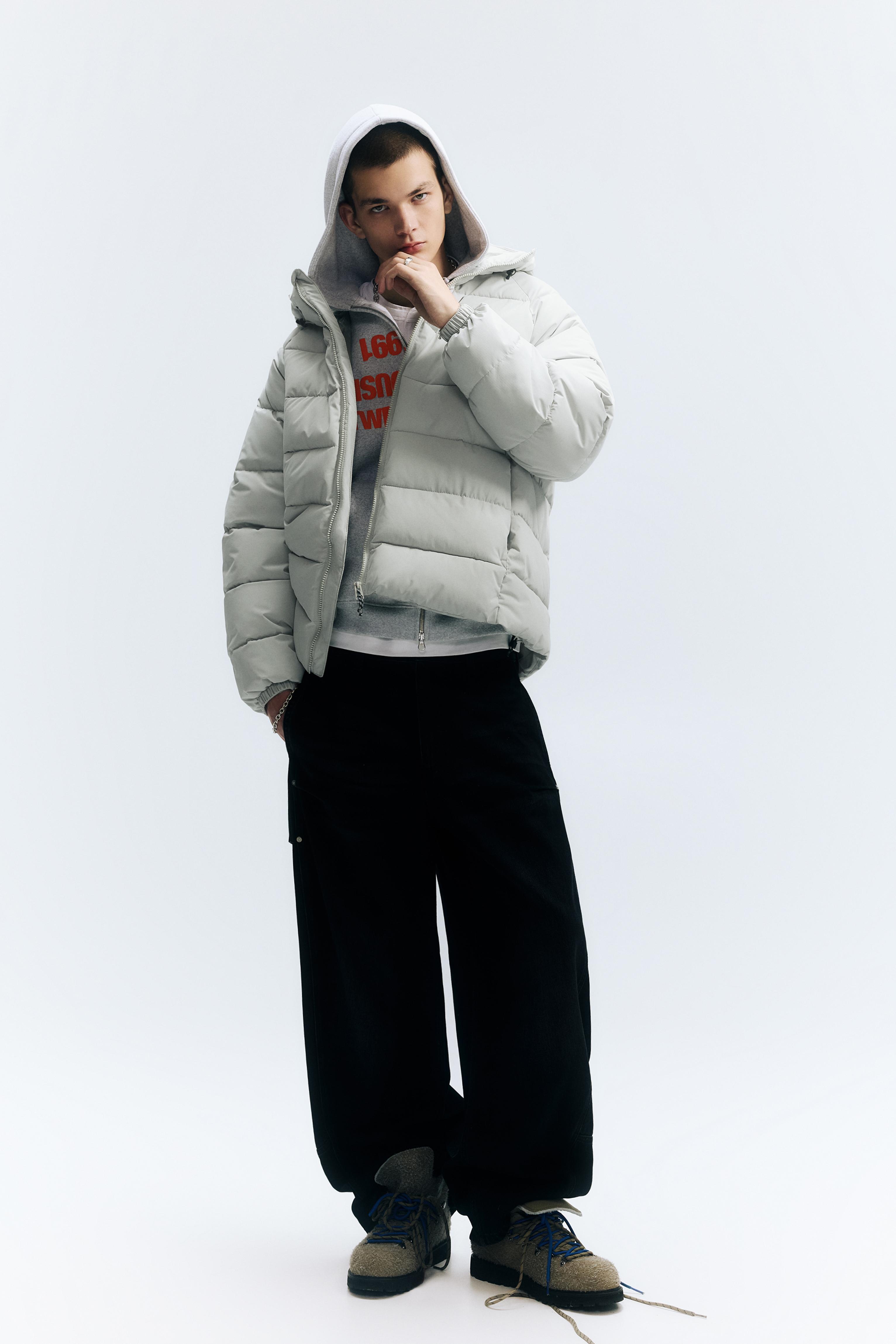 Kapüşonlu şişme STWD mont - Görsel 39