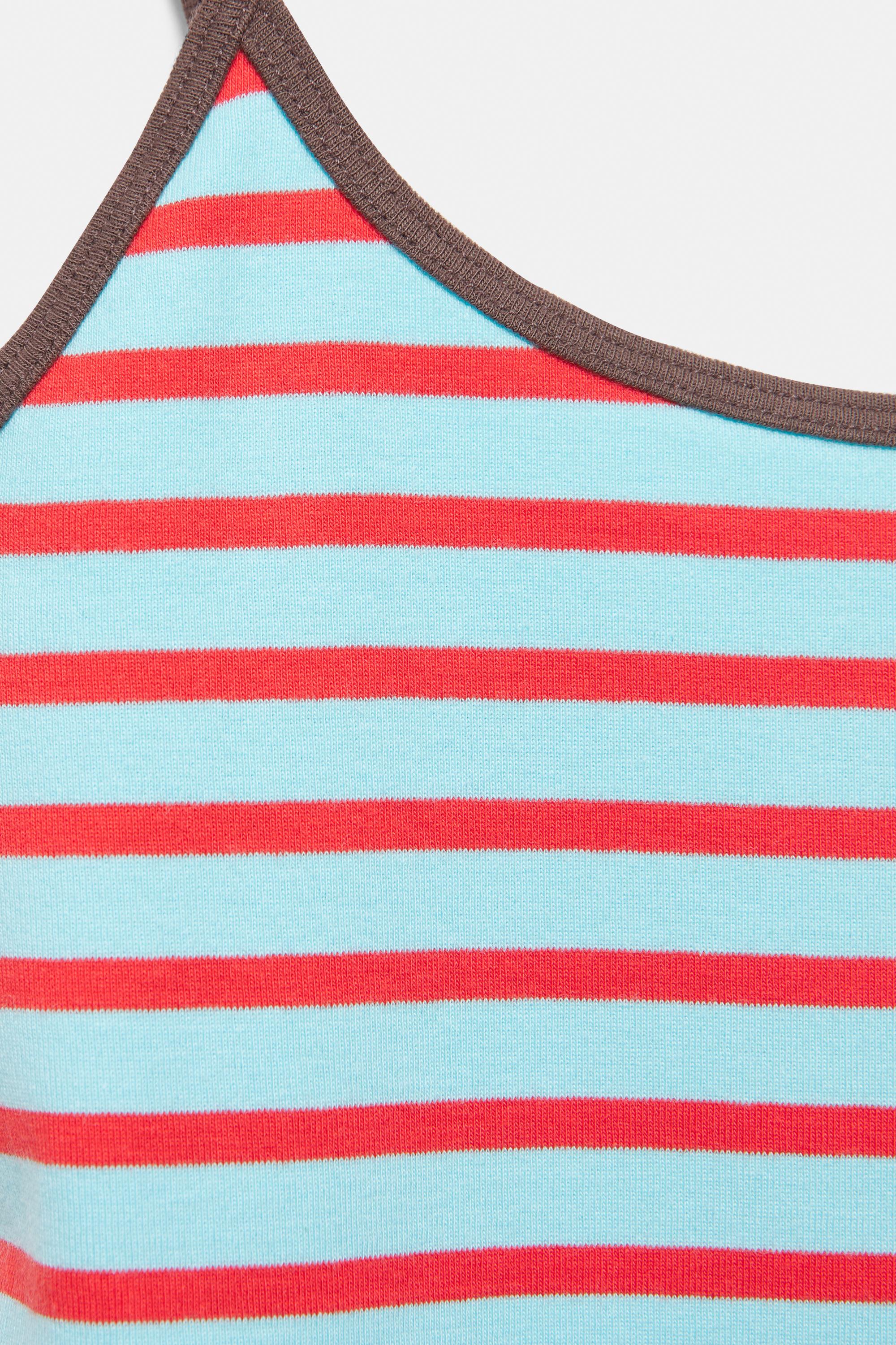 Thin strap top — Striped
