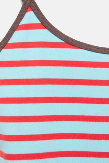 Thin strap top — Striped 6