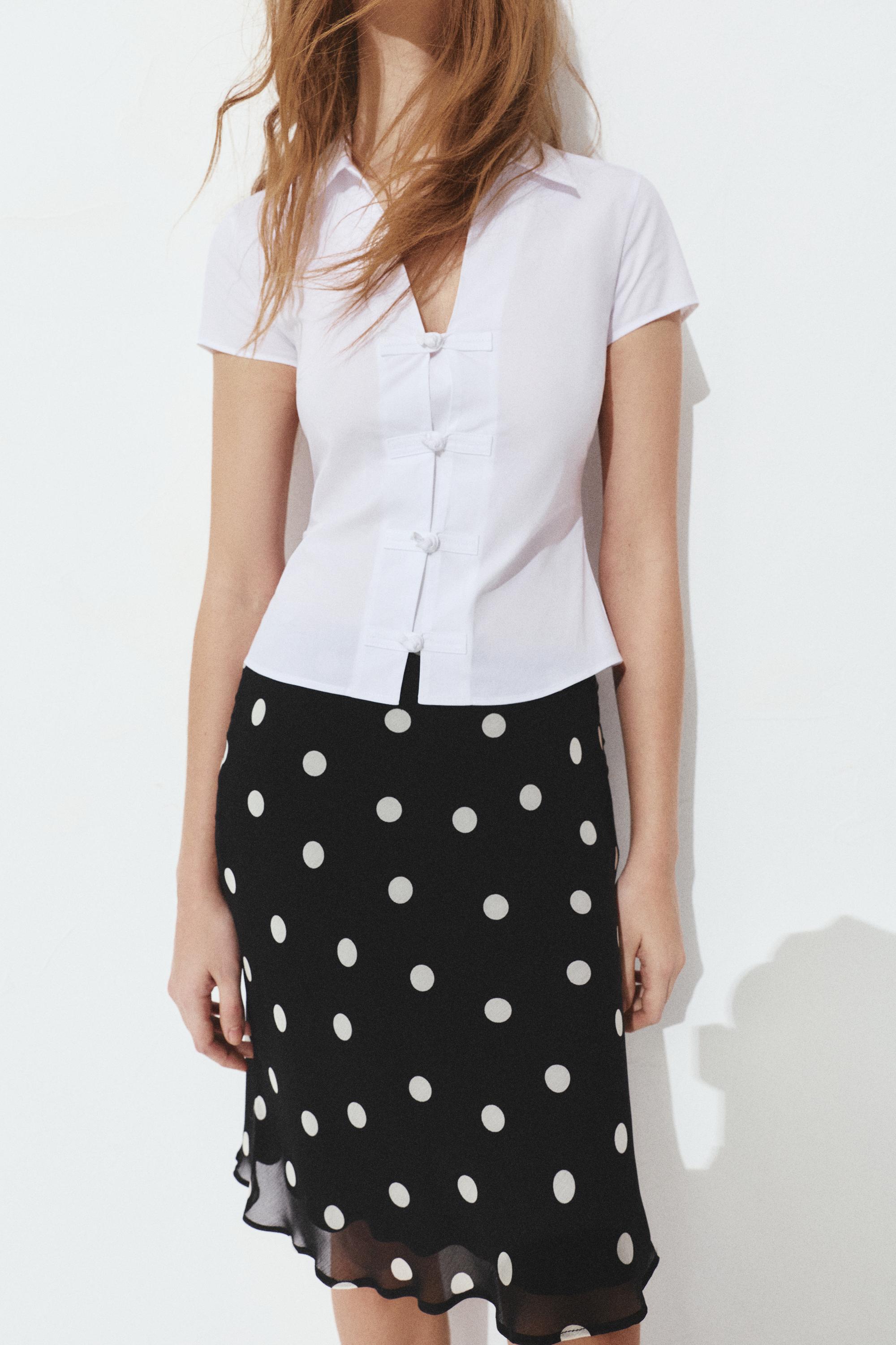 Vücuda oturan kısa kollu gömlek - Görsel 15