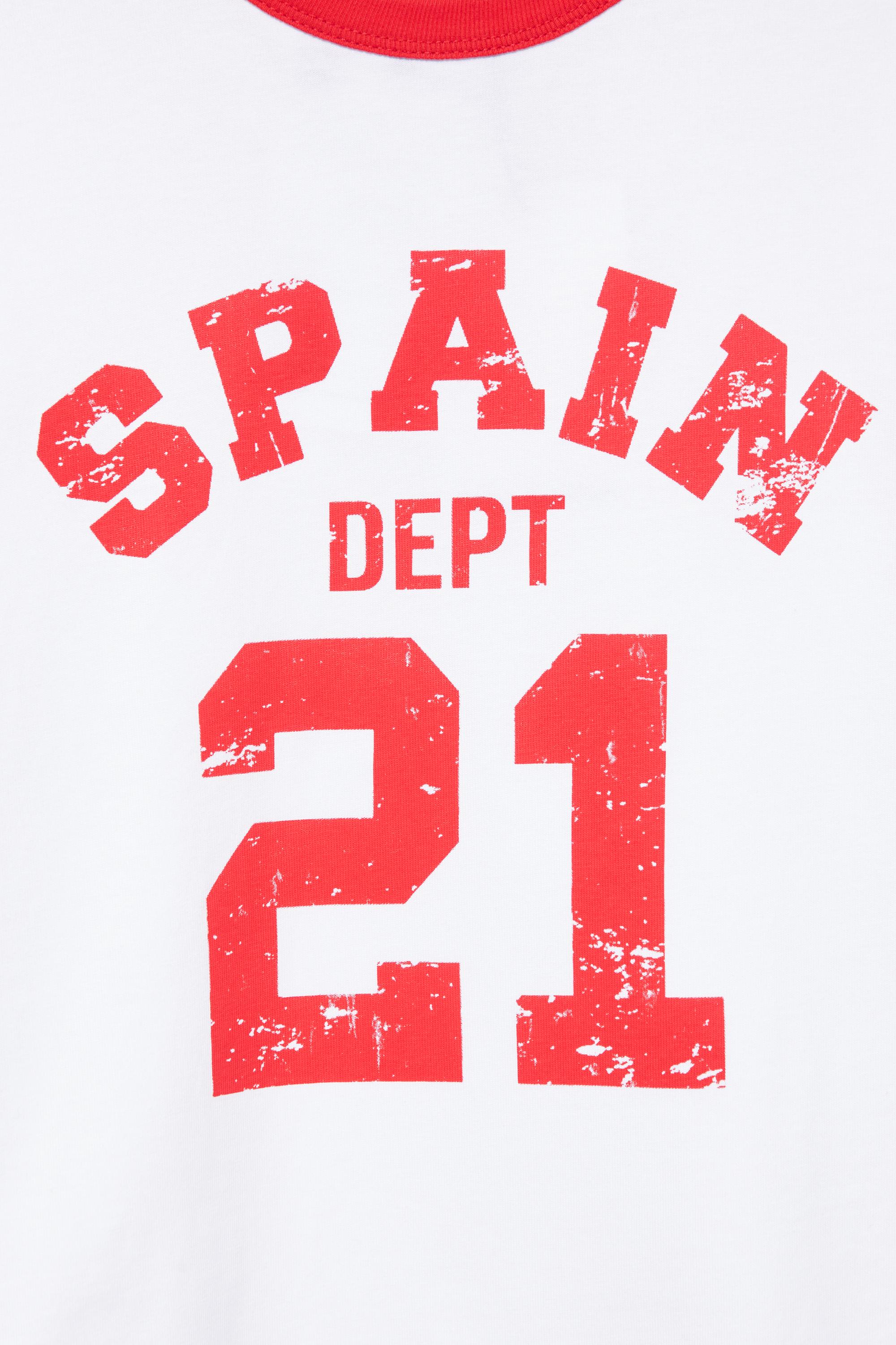 Spain 21 Graphic T-shirt — White