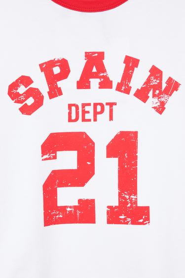 Spain 21 Graphic T-shirt — White 5