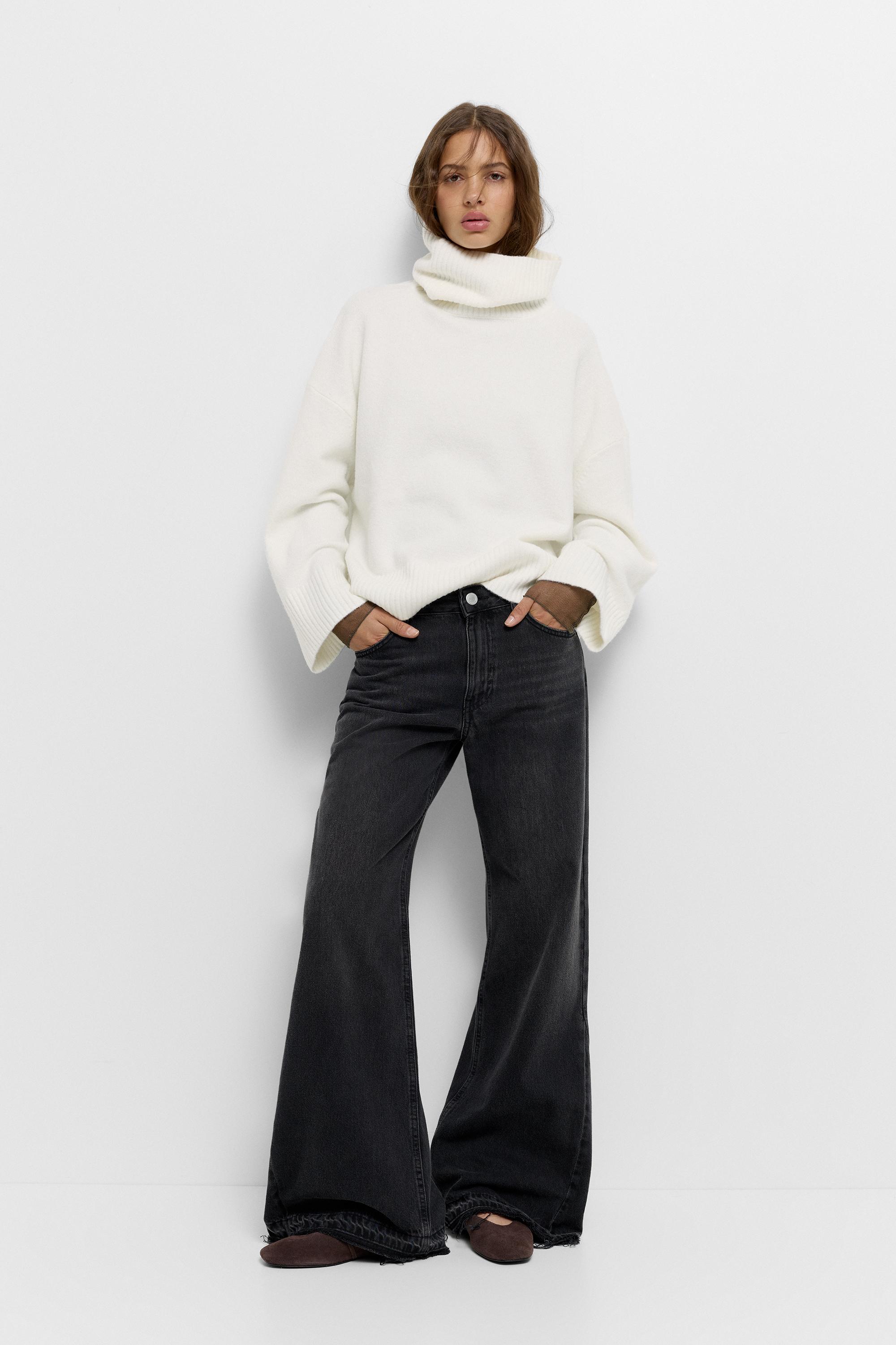 Yumuşak dik yaka kazak - Görsel 58