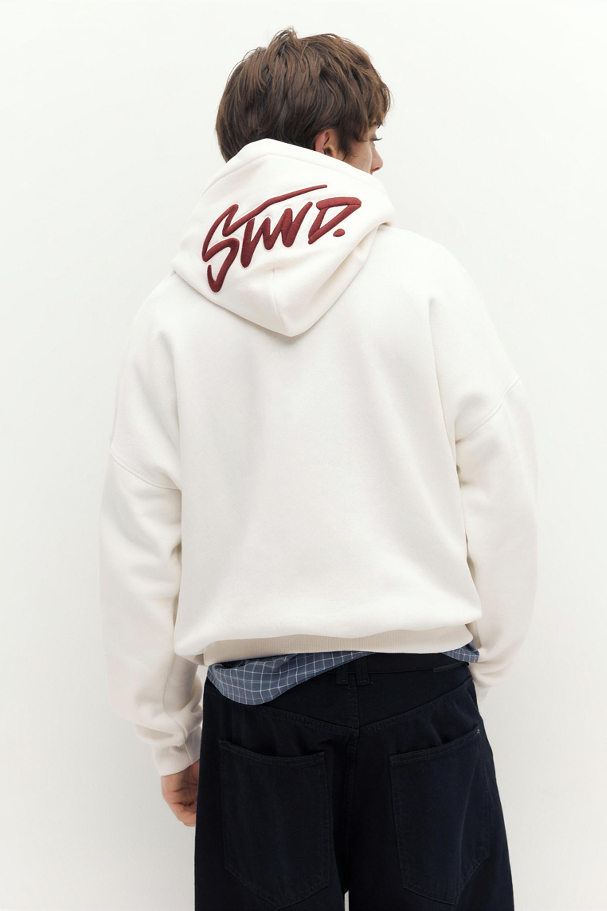 STWD İşlemeli kapüşonlu sweatshirt - Görsel 54