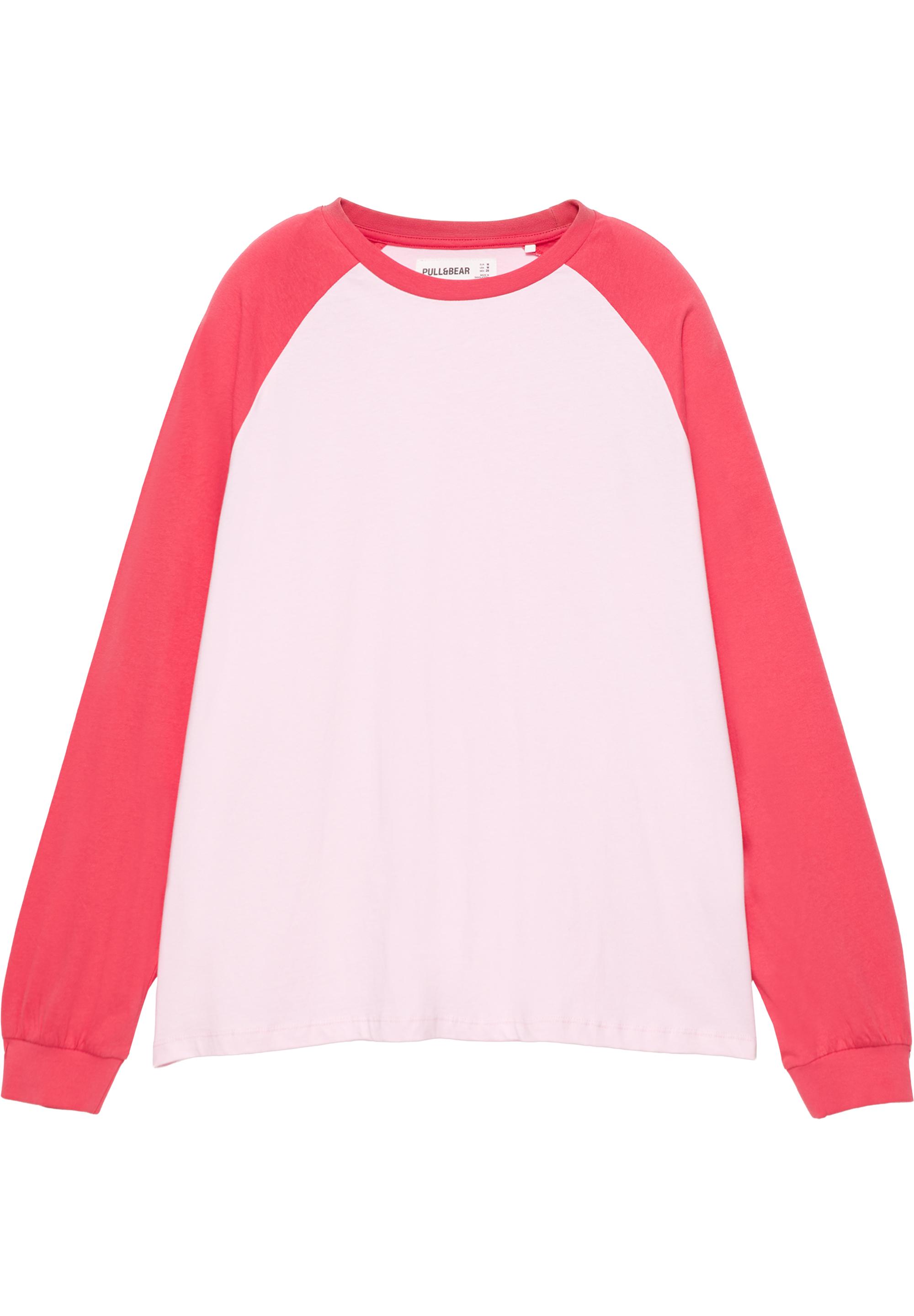 Oversize raglan sleeve T-shirt — Pink