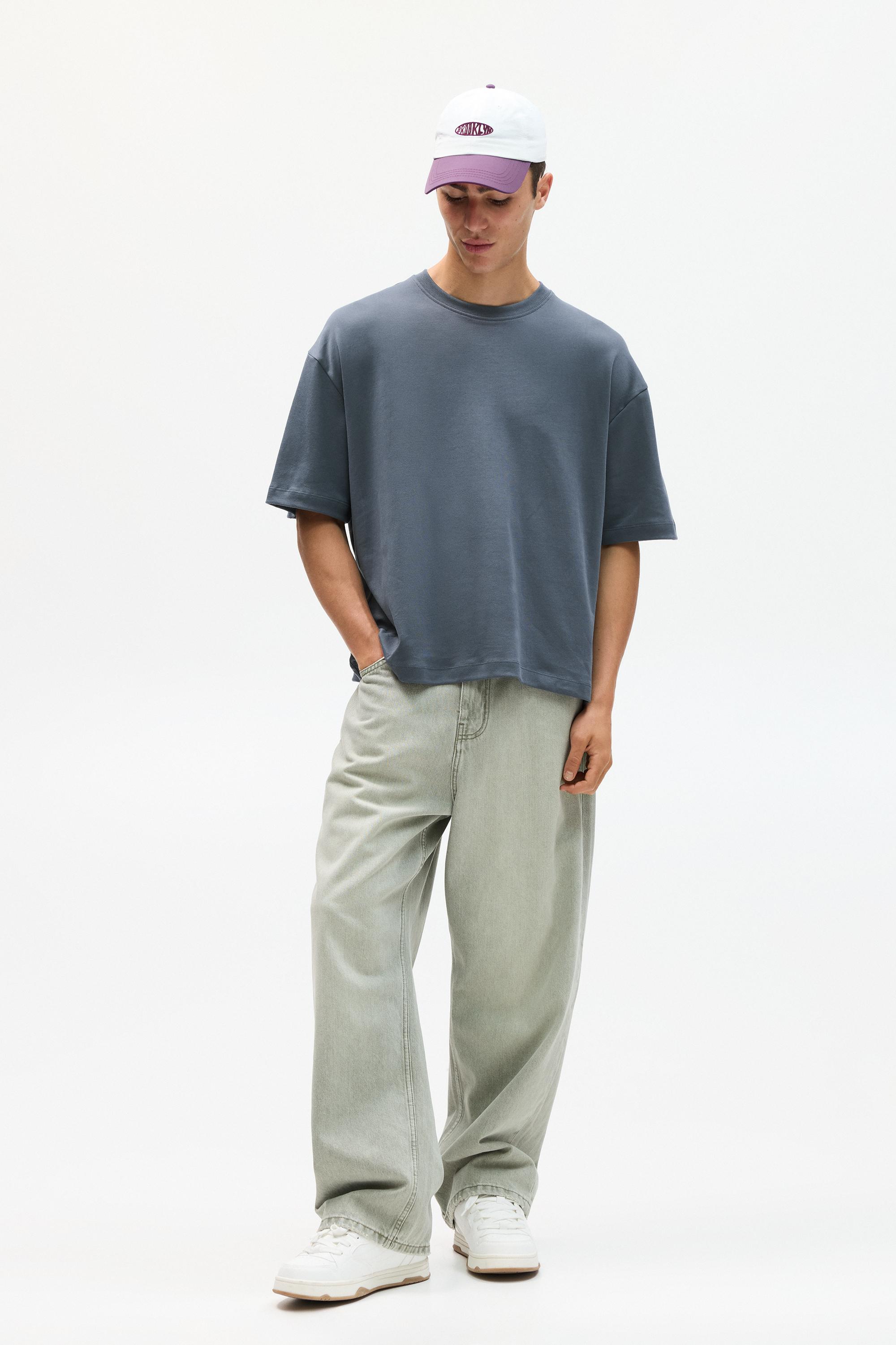 Boxy T-shirt — Blue