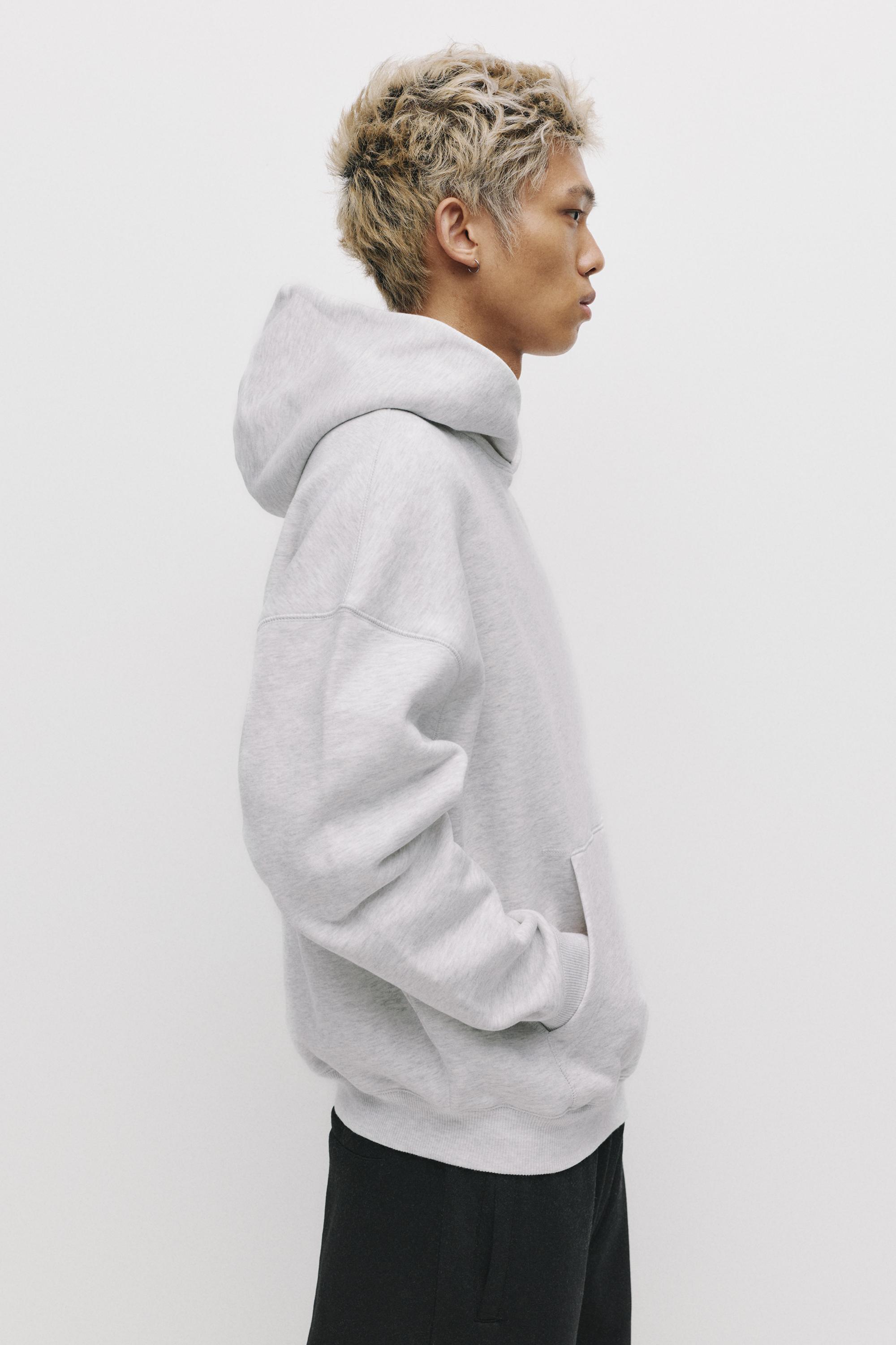 Bol kesim kapüşonlu sweatshirt - Görsel 79