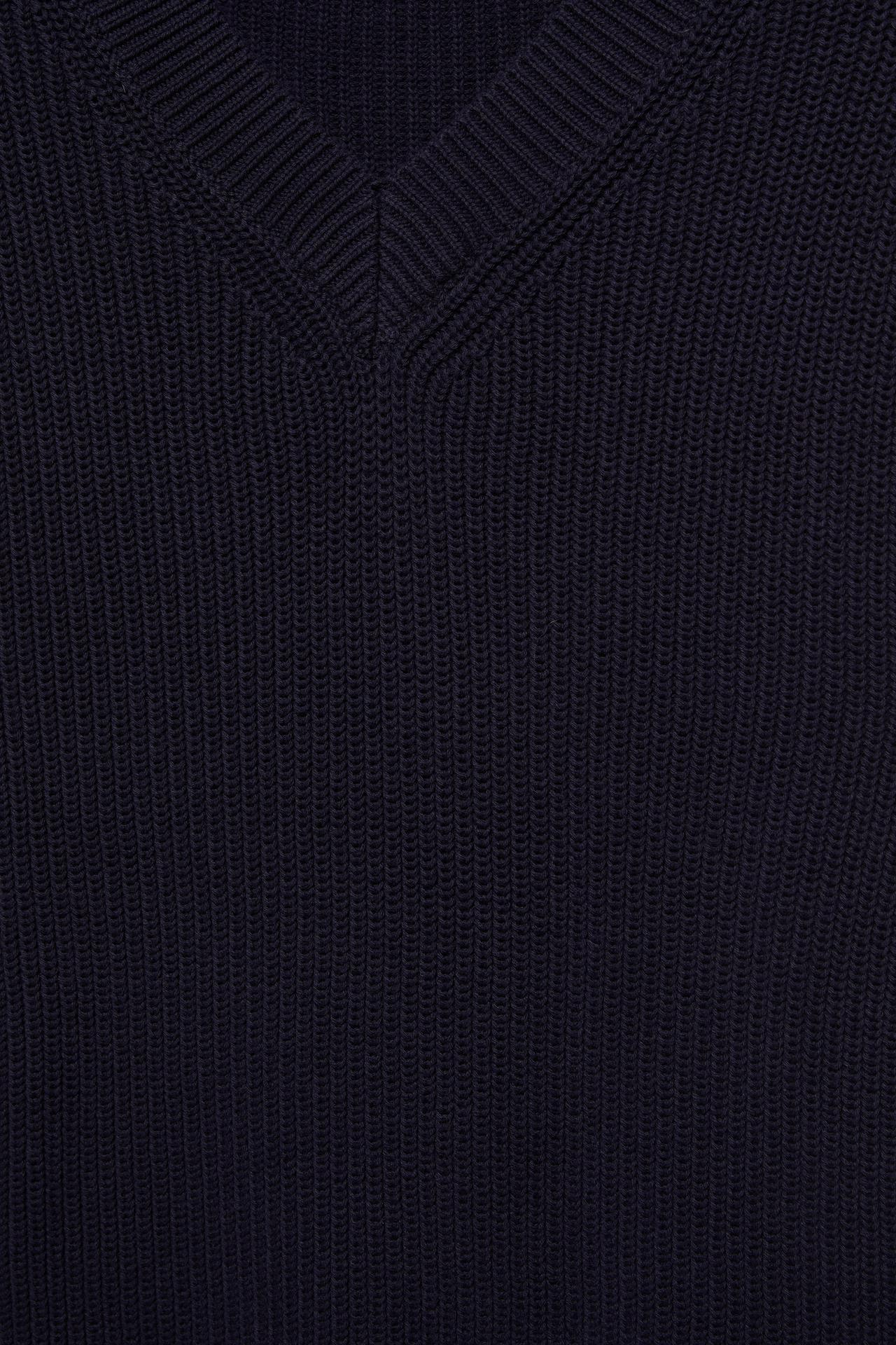 Knit vest — Navy