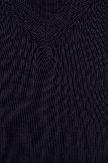 Knit vest — Navy 6
