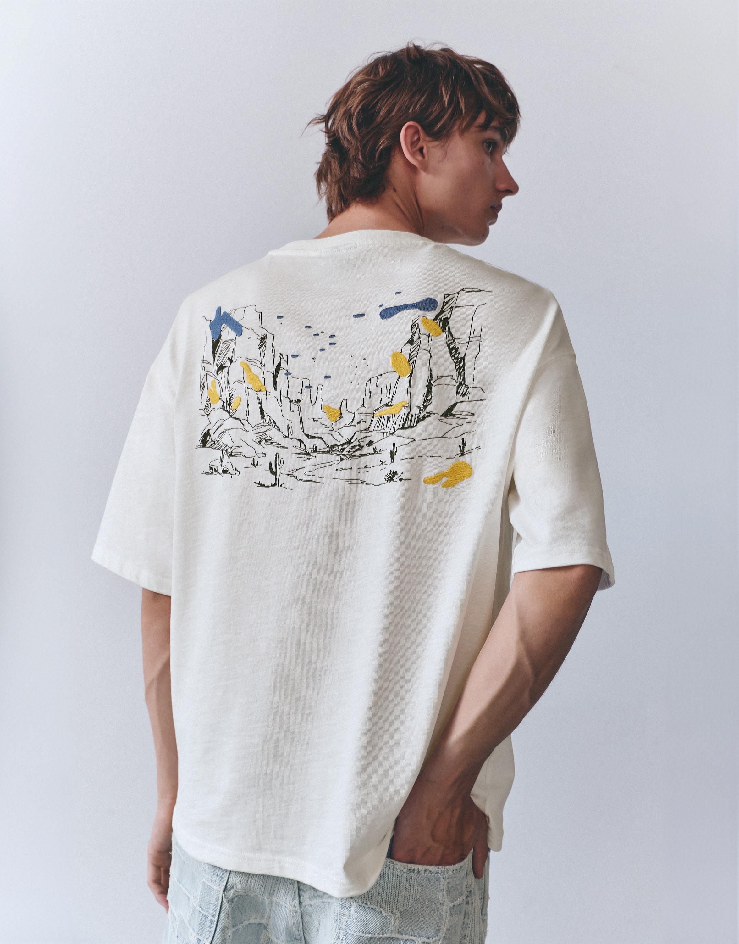 West Paradise graphic T-shirt — Off white