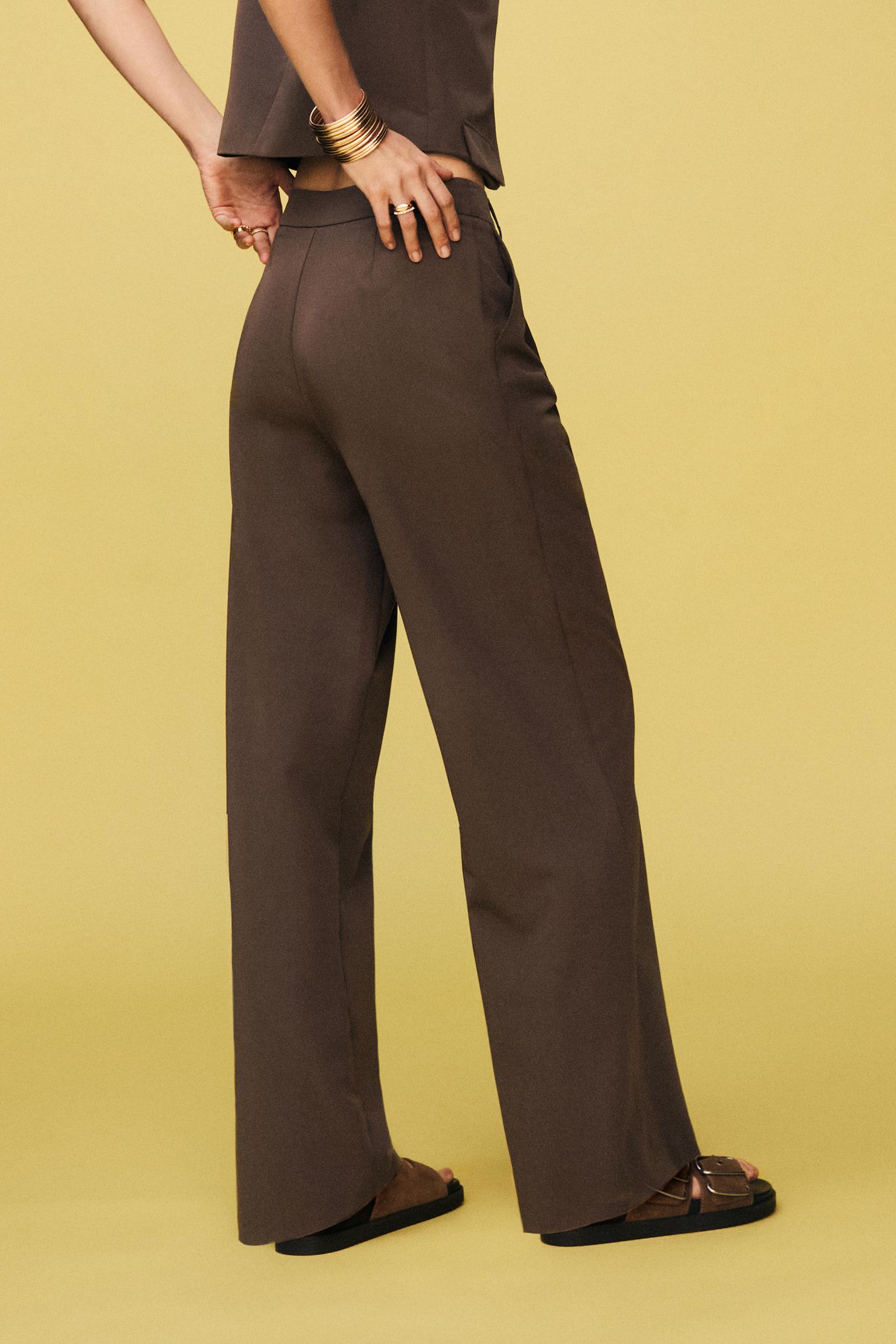 Darted smart pants - pull\u0026bear