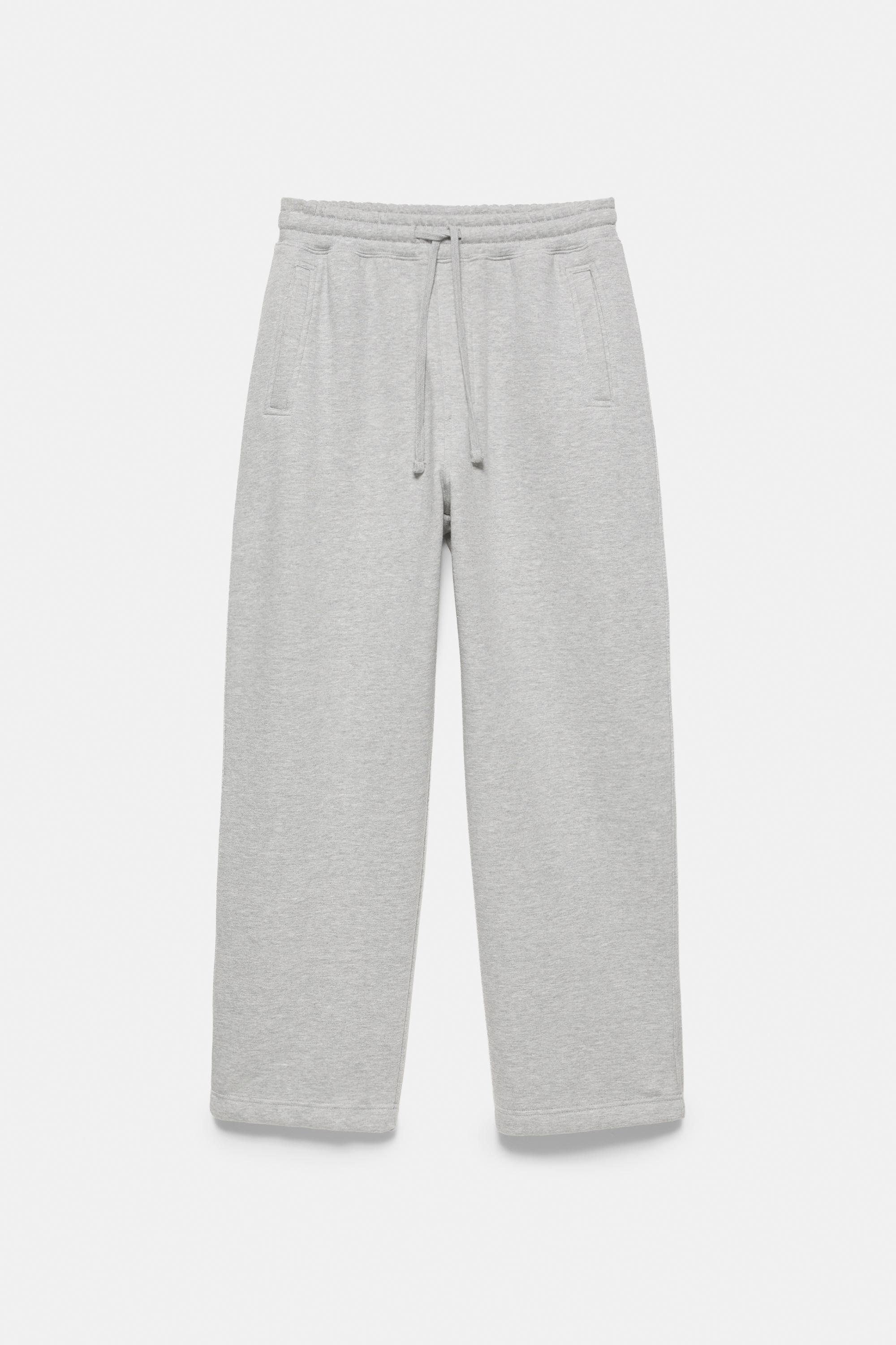 Baggy joggers — Grey marl