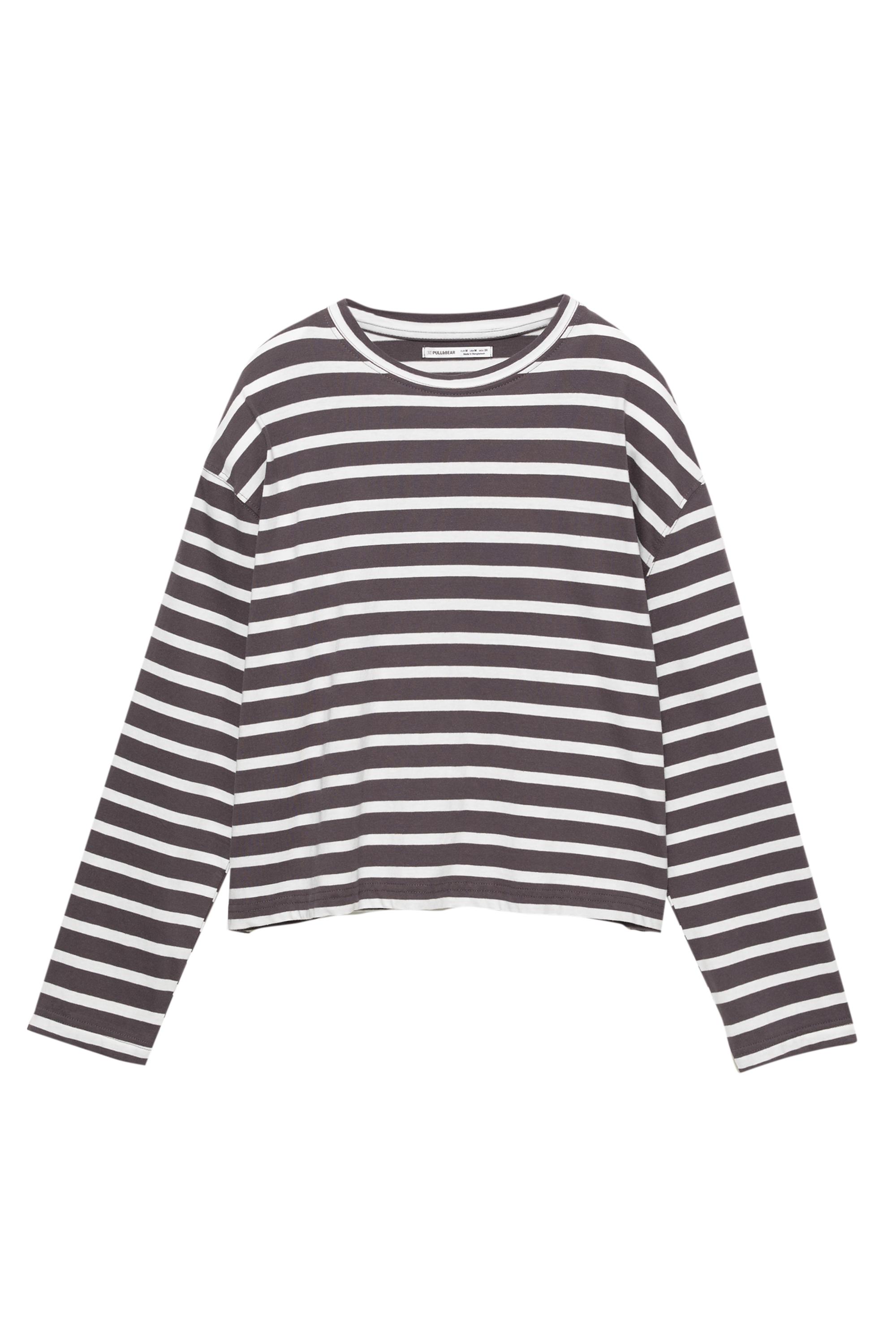 Uzun kollu boxy t-shirt - Görsel 52