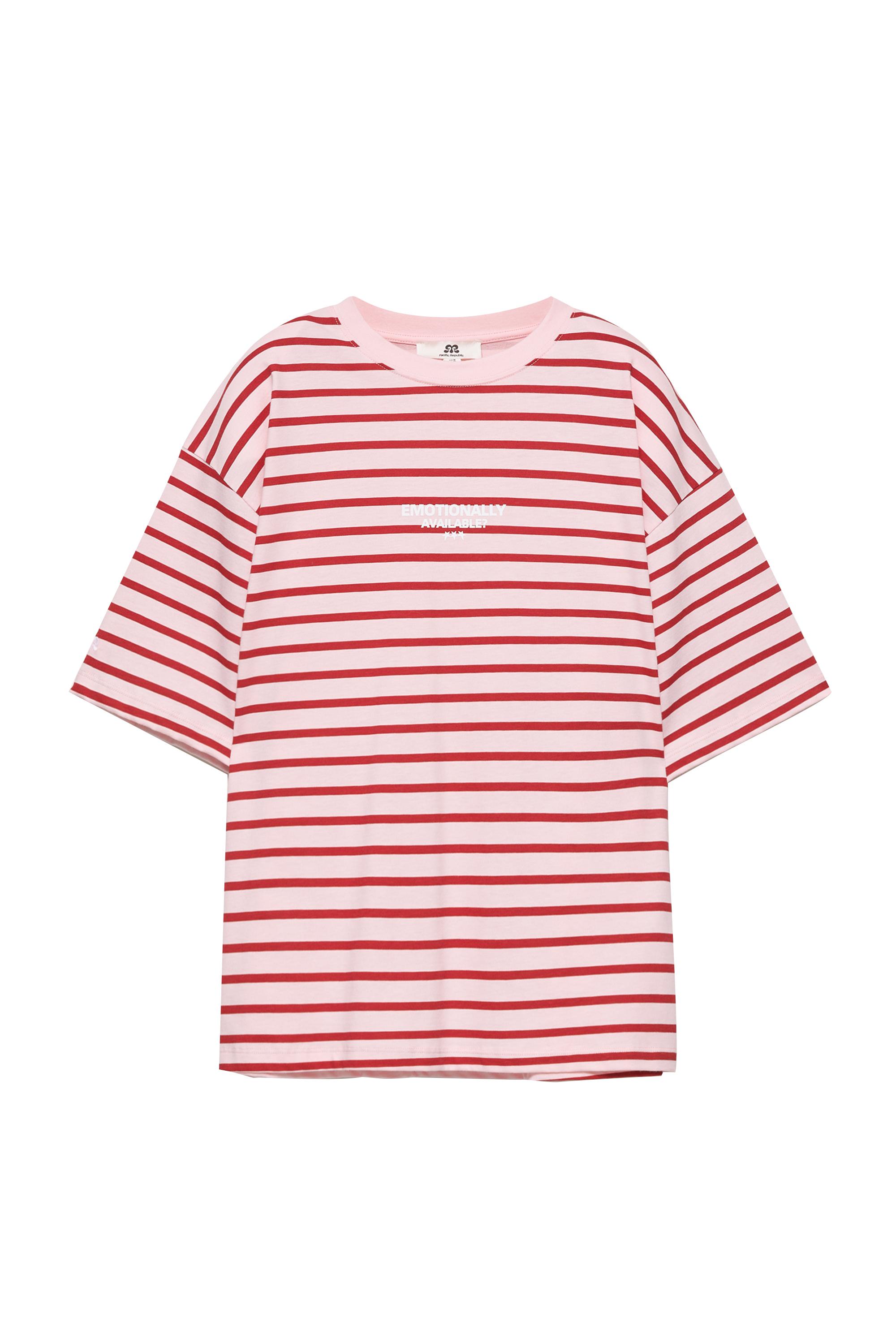 Oversize striped T-shirt