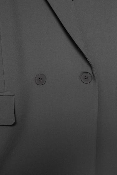 Double-breasted blazer — Medium grey 7