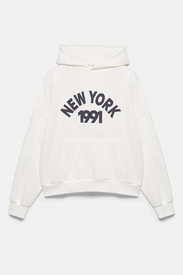 New York hooded sweatshirt — Ice 1