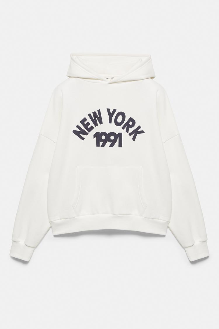New York hooded sweatshirt — Ice