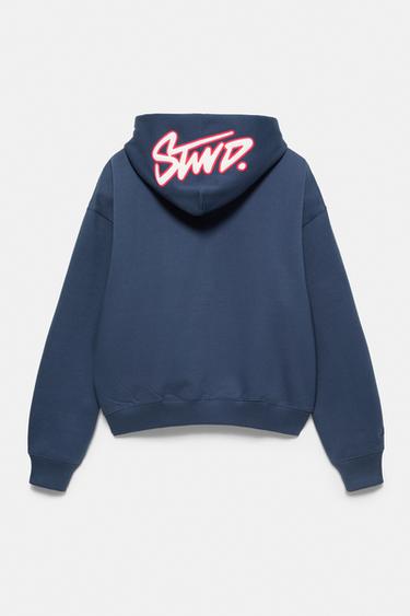 STWD hood sweatshirt — Blue 6