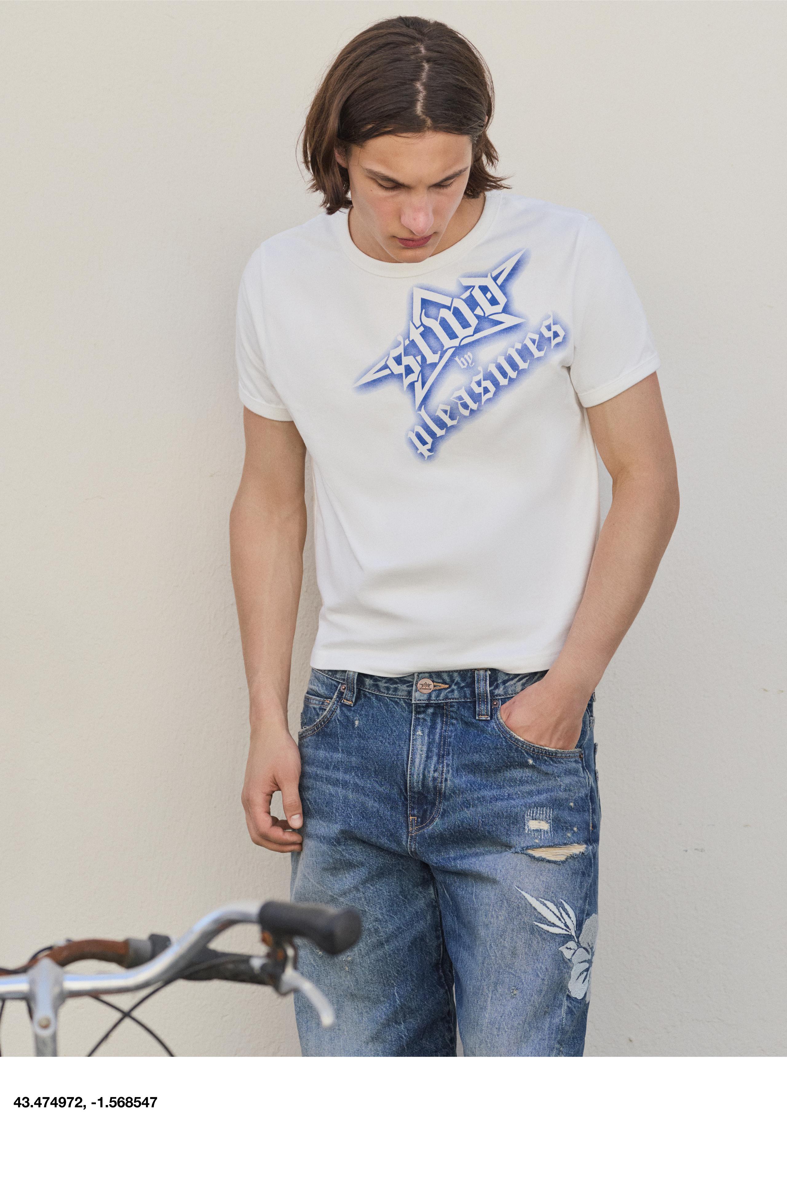 Pleasures x STWD T-shirt — White